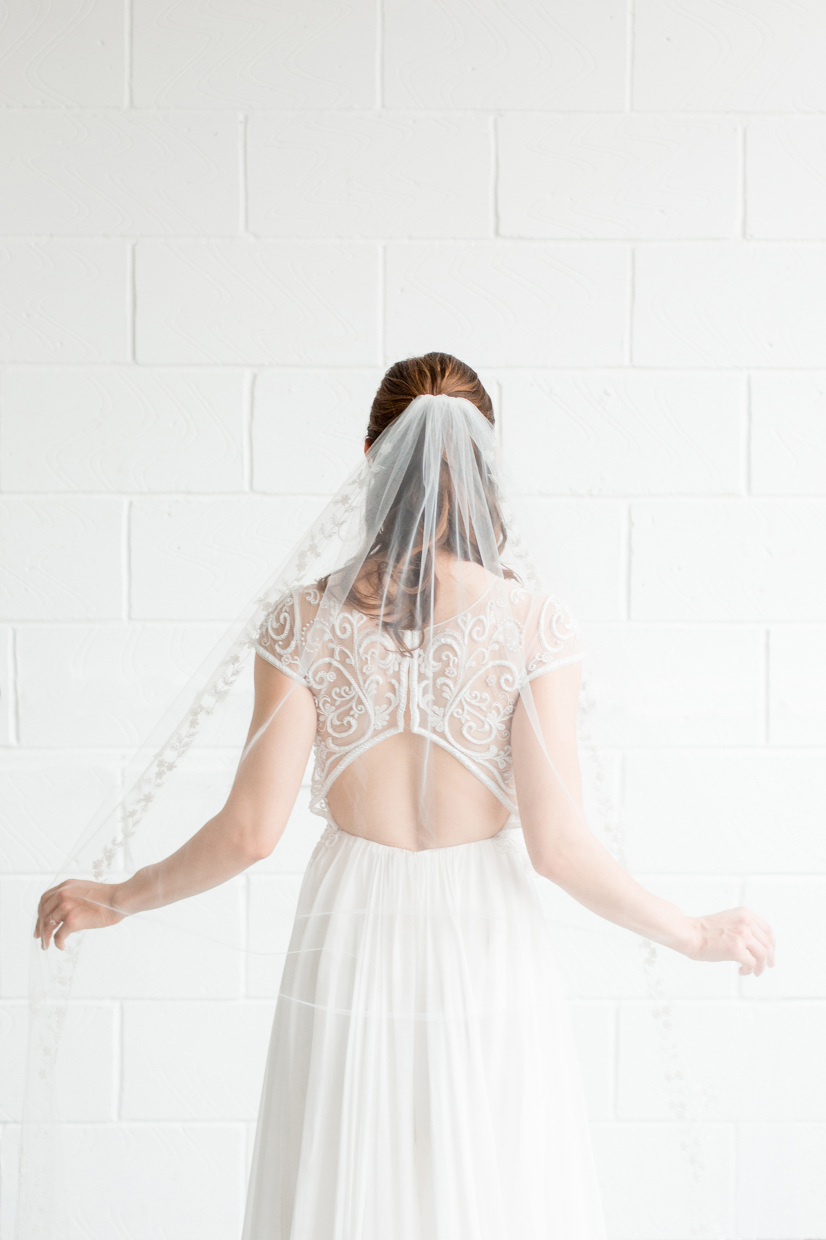 Boho Wedding Dress - Industrial Warehouse Wedding -- The Overwhelmed Bride - Wedding Blog