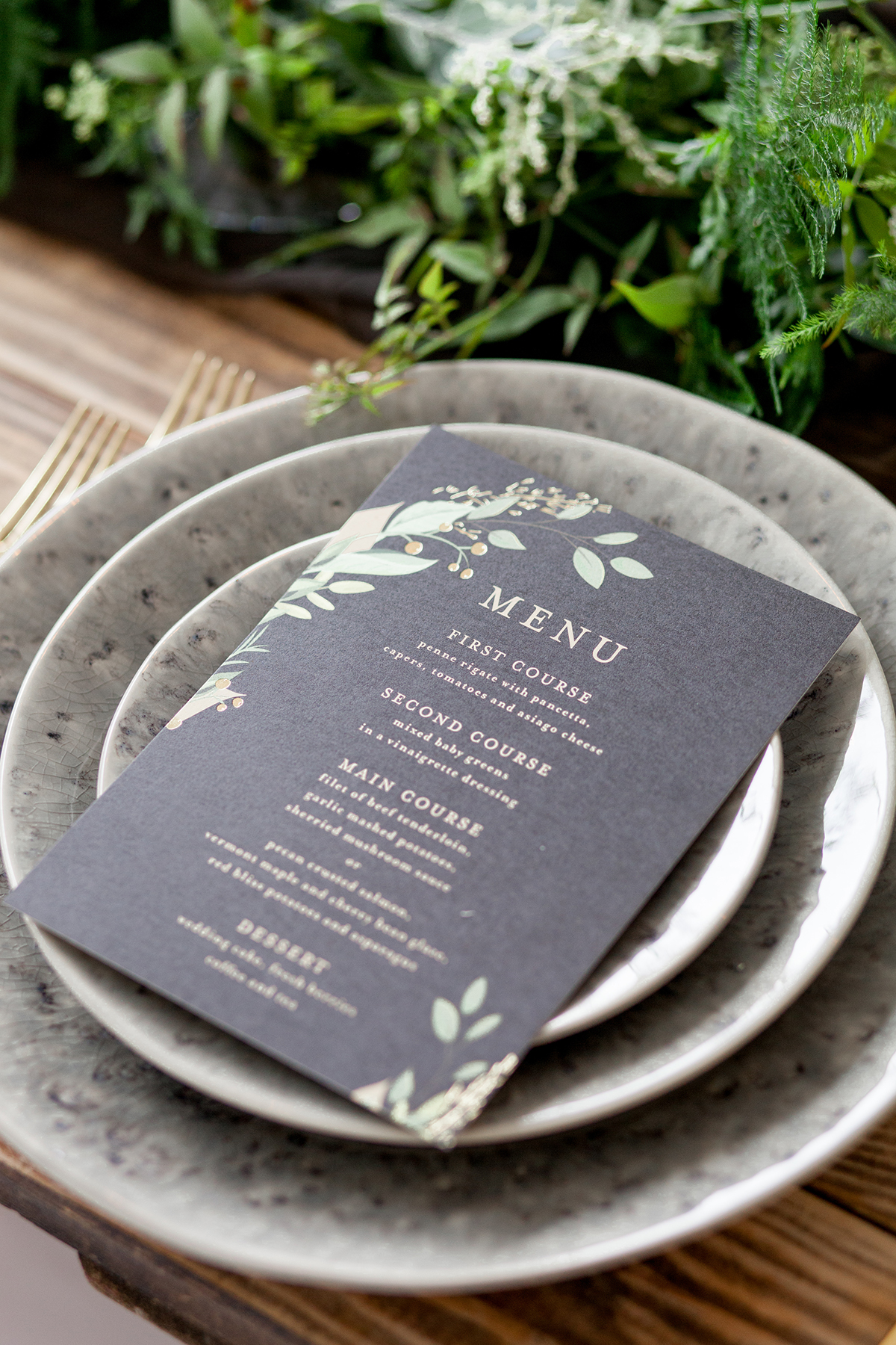 Floral + Greenery Wedding Invitations - Minted - Industrial Warehouse Wedding -- The Overwhelmed Bride - Wedding Blog