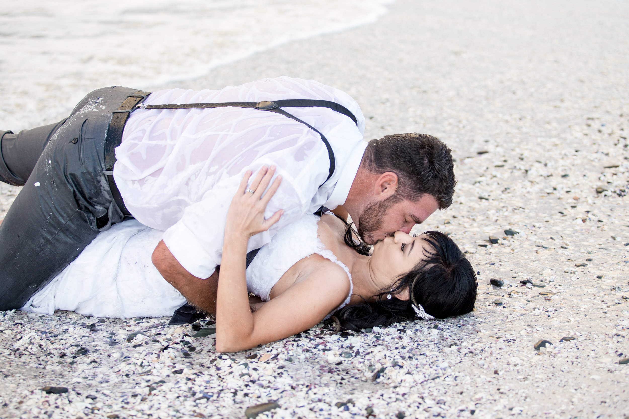 A Trash the Dress Beach Shoot - Samantha Jackson Photography -- Wedding Blog - The Overwhelmed Bride