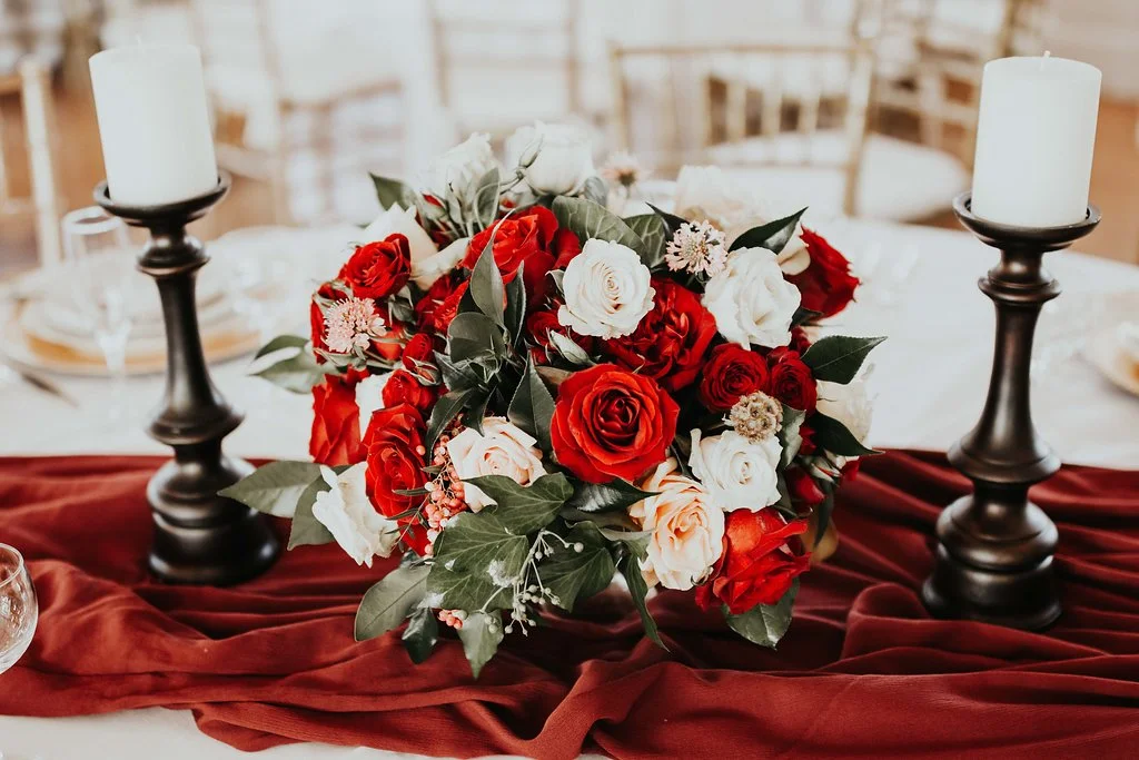 Black Horse Inn Virginia Wedding - Northern Virginia Wedding Photographer - Gorgeous Moody Red and Gold Wedding