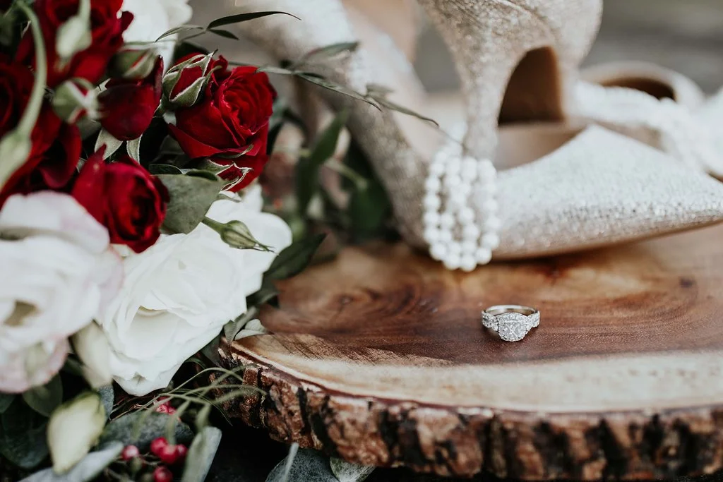 Black Horse Inn Virginia Wedding - Northern Virginia Wedding Photographer - Gorgeous Moody Red and Gold Wedding