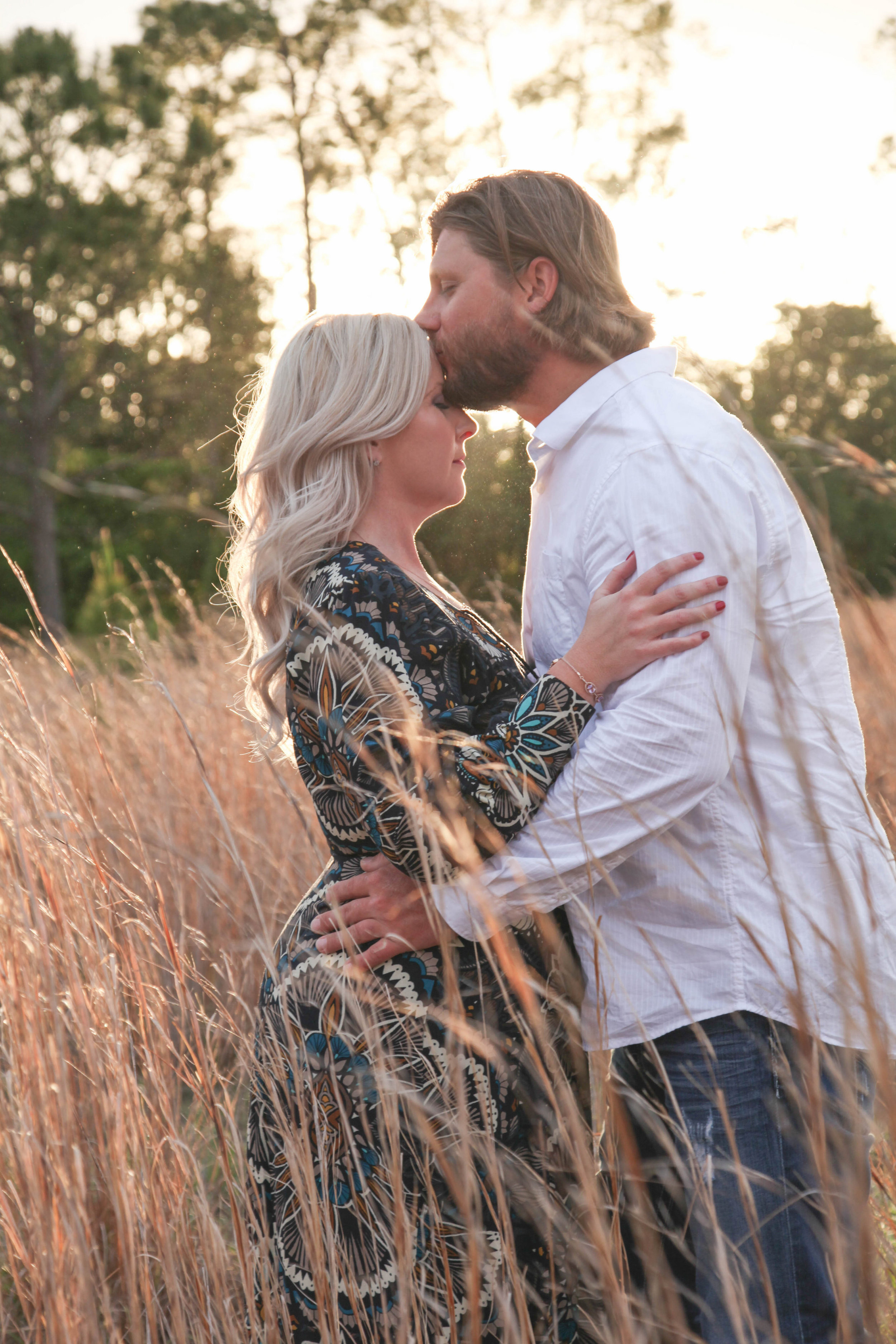 Orlando Open Field Engagement Photos -- Wedding Blog - The Overwhelmed Bride