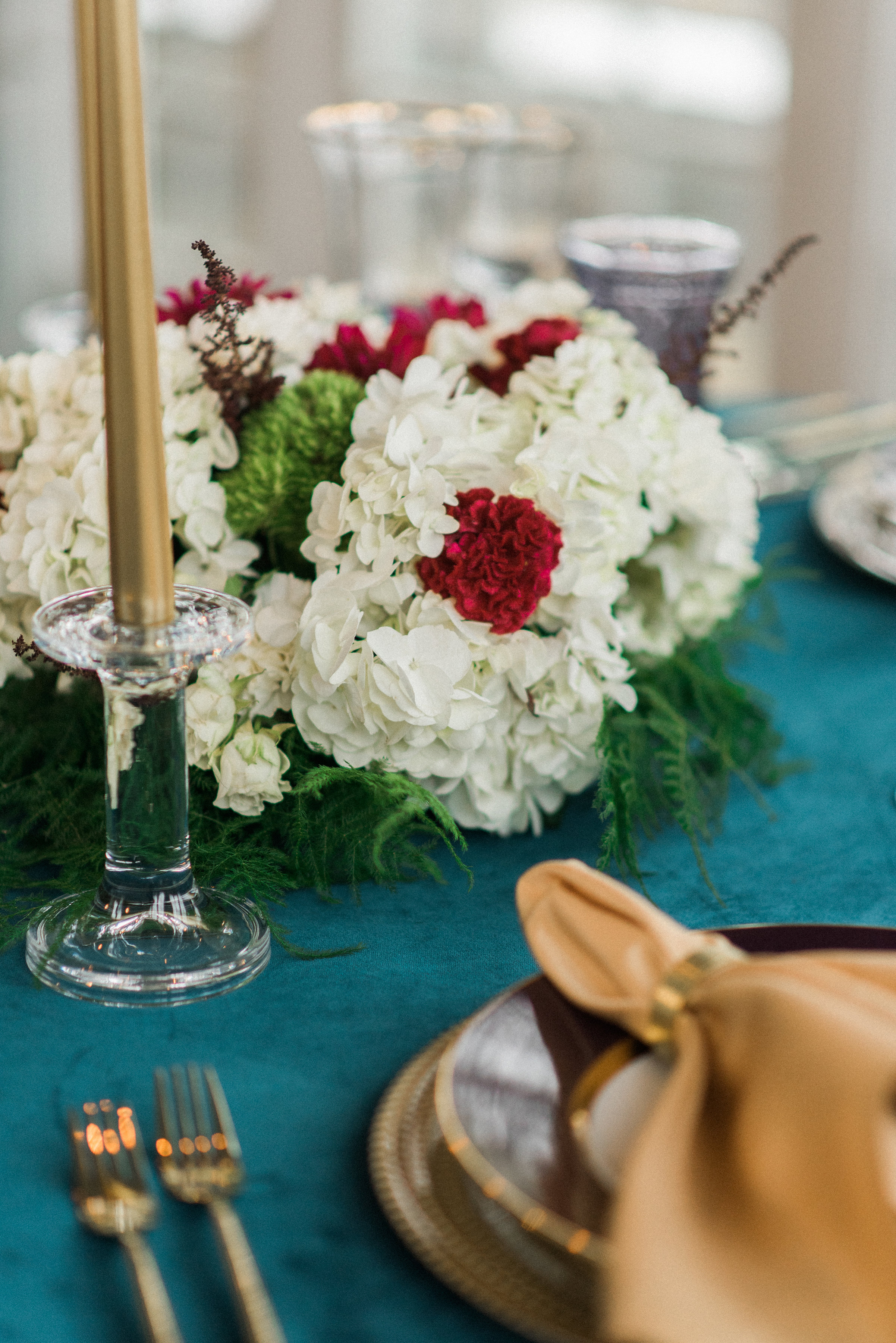 A Maroon, Turquoise + Gold Ethereal Fairytale Styled Wedding - Northern Virginia Wedding -- Wedding Blog - The Overwhelmed Bride