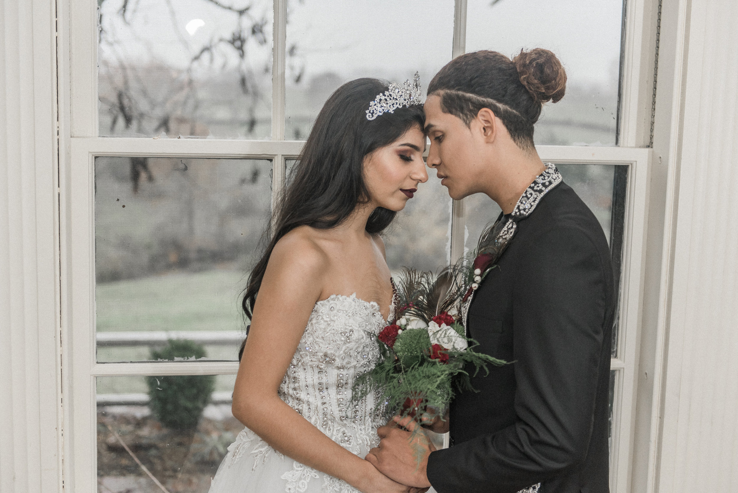 A Maroon, Turquoise + Gold Ethereal Fairytale Styled Wedding - Northern Virginia Wedding -- Wedding Blog - The Overwhelmed Bride