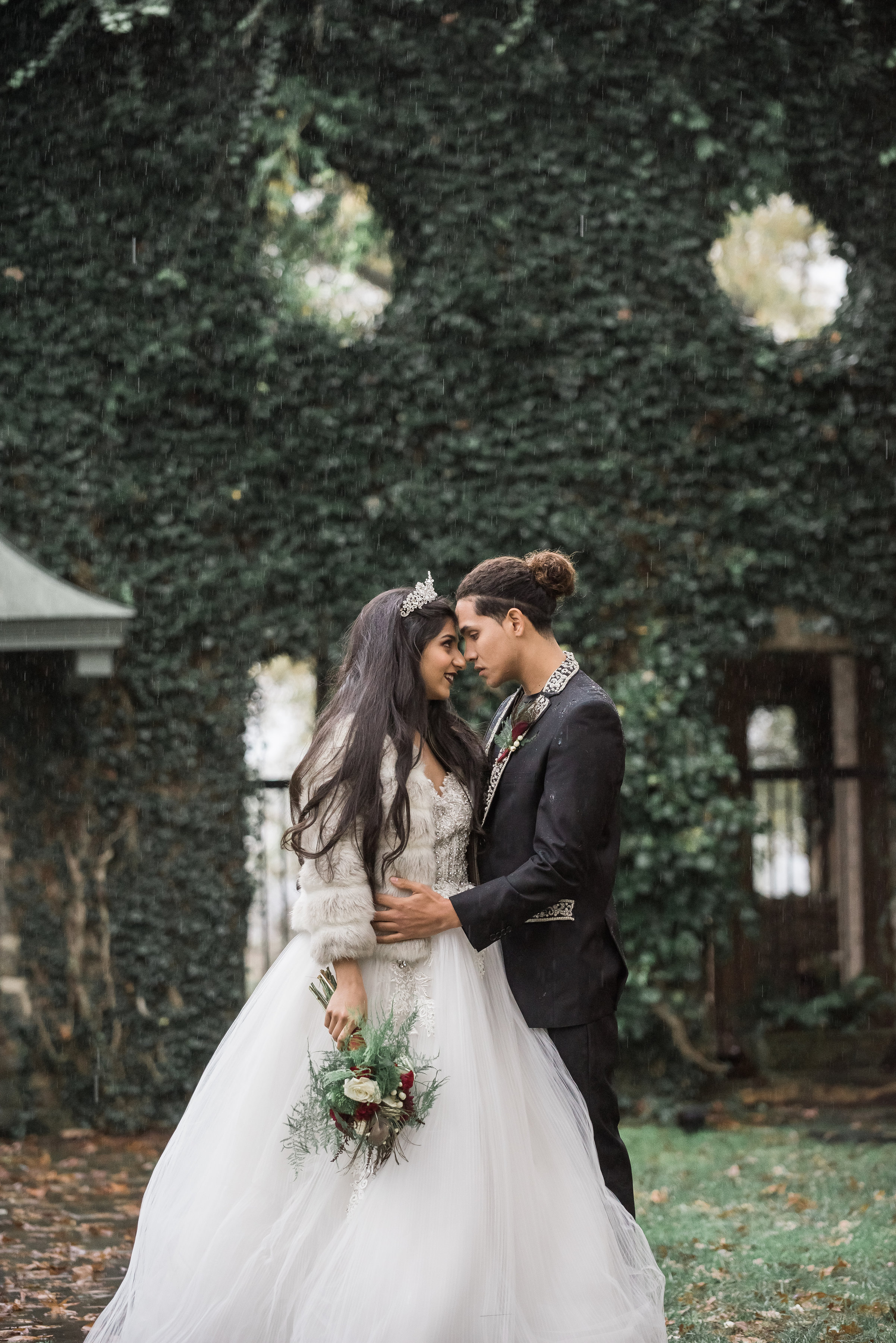 A Maroon, Turquoise + Gold Ethereal Fairytale Styled Wedding - Northern Virginia Wedding -- Wedding Blog - The Overwhelmed Bride