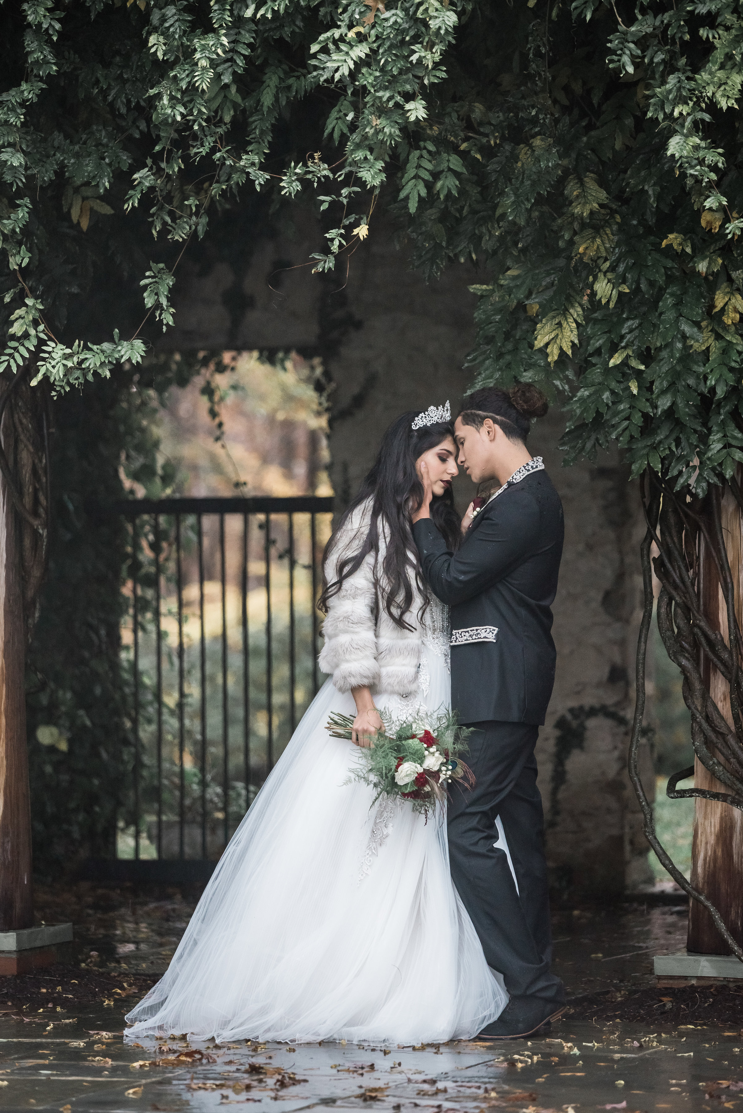 A Maroon, Turquoise + Gold Ethereal Fairytale Styled Wedding - Northern Virginia Wedding -- Wedding Blog - The Overwhelmed Bride