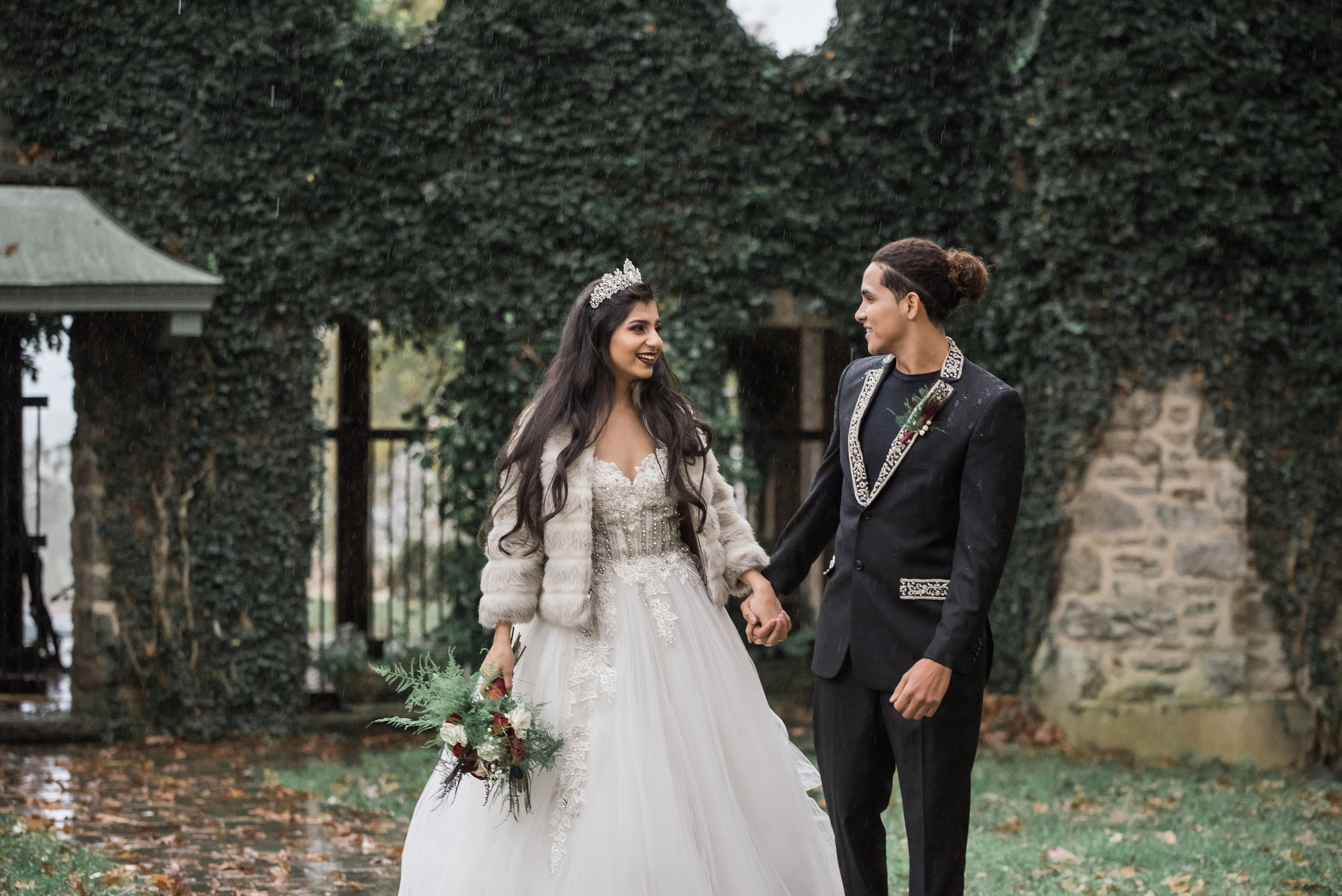 A Maroon, Turquoise + Gold Ethereal Fairytale Styled Wedding - Northern Virginia Wedding -- Wedding Blog - The Overwhelmed Bride