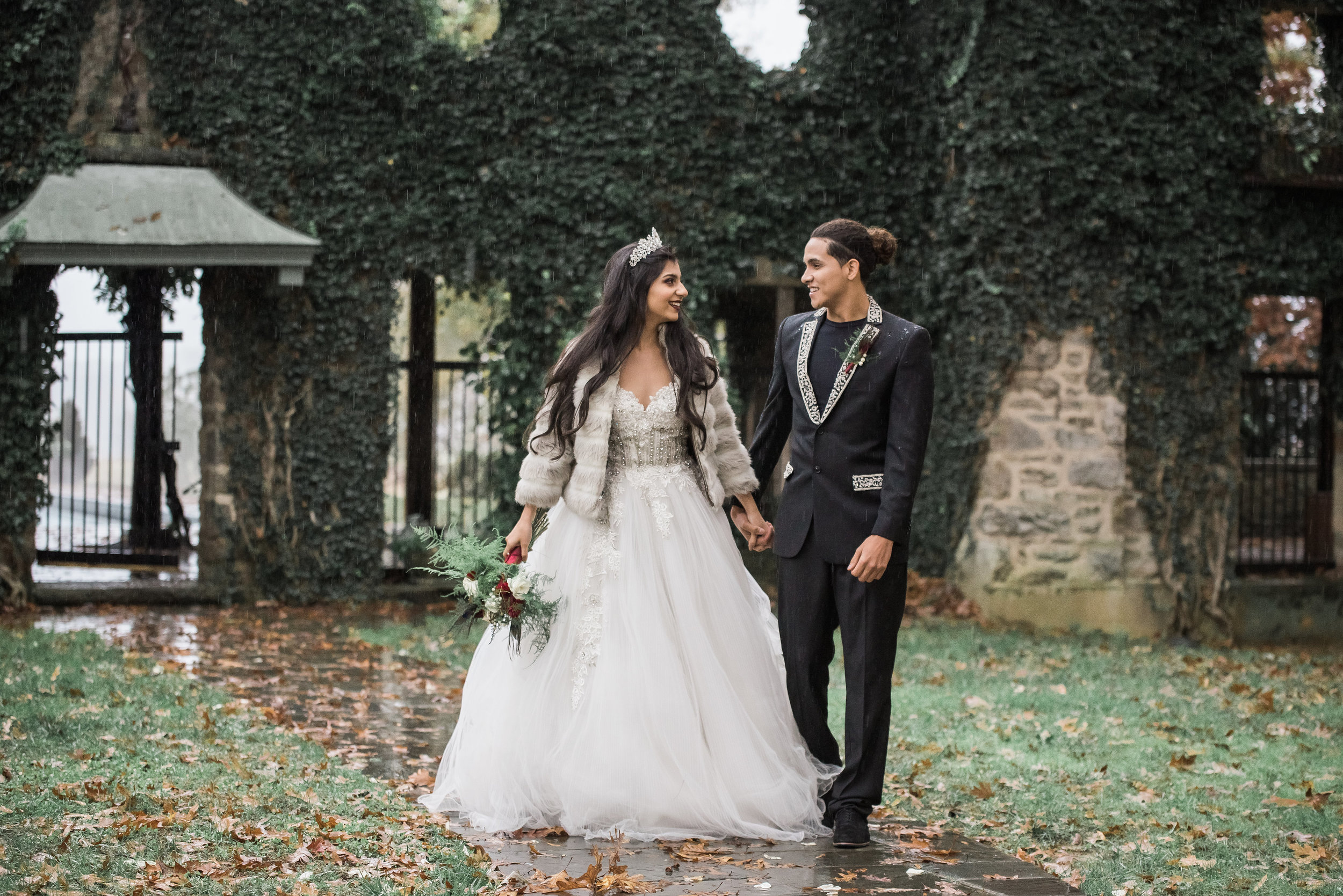 A Maroon, Turquoise + Gold Ethereal Fairytale Styled Wedding - Northern Virginia Wedding -- Wedding Blog - The Overwhelmed Bride