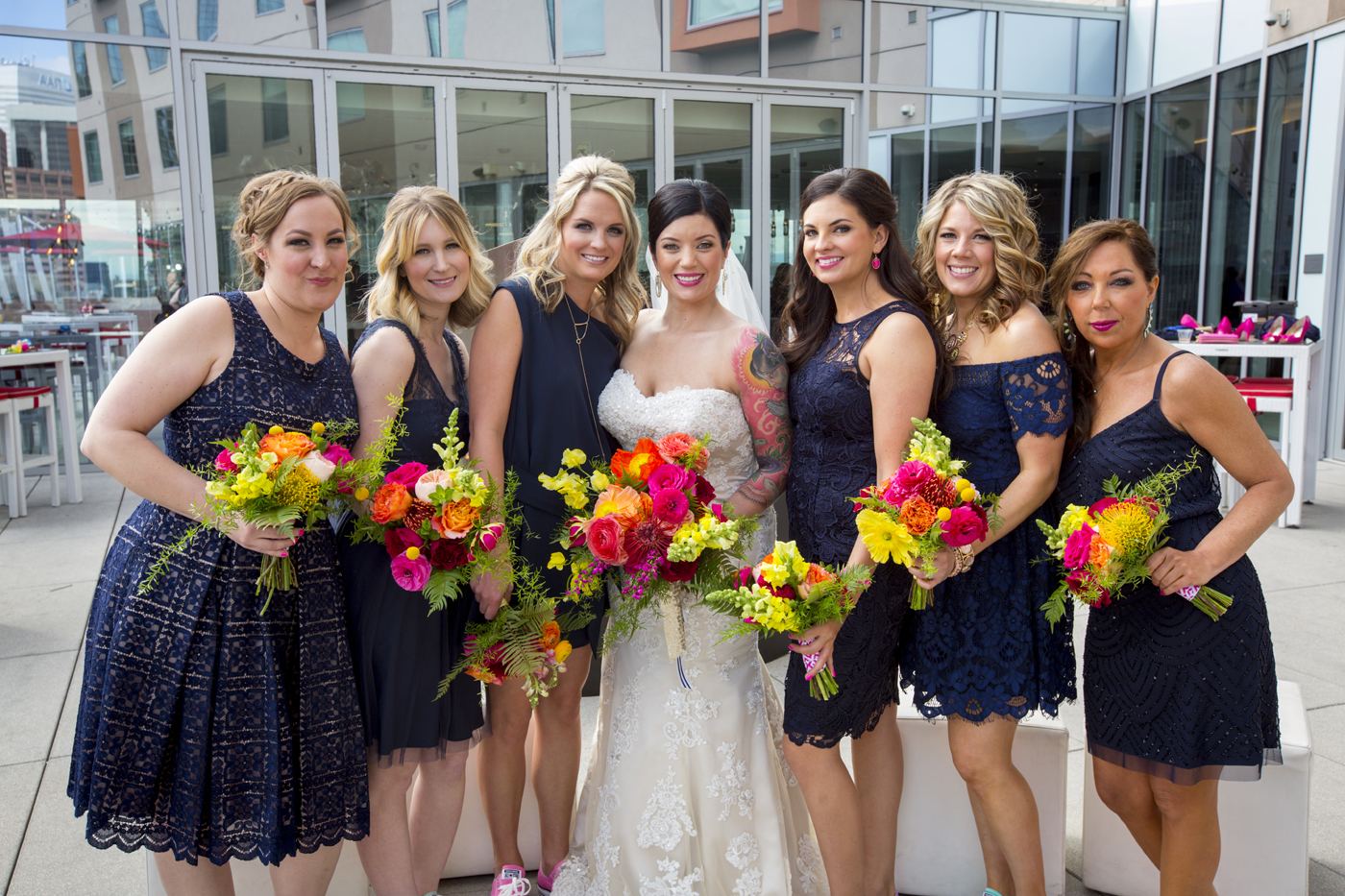Vibrant Denver, Colorado City Hall Wedding -- Wedding Inspiration - The Overwhelmed Bride