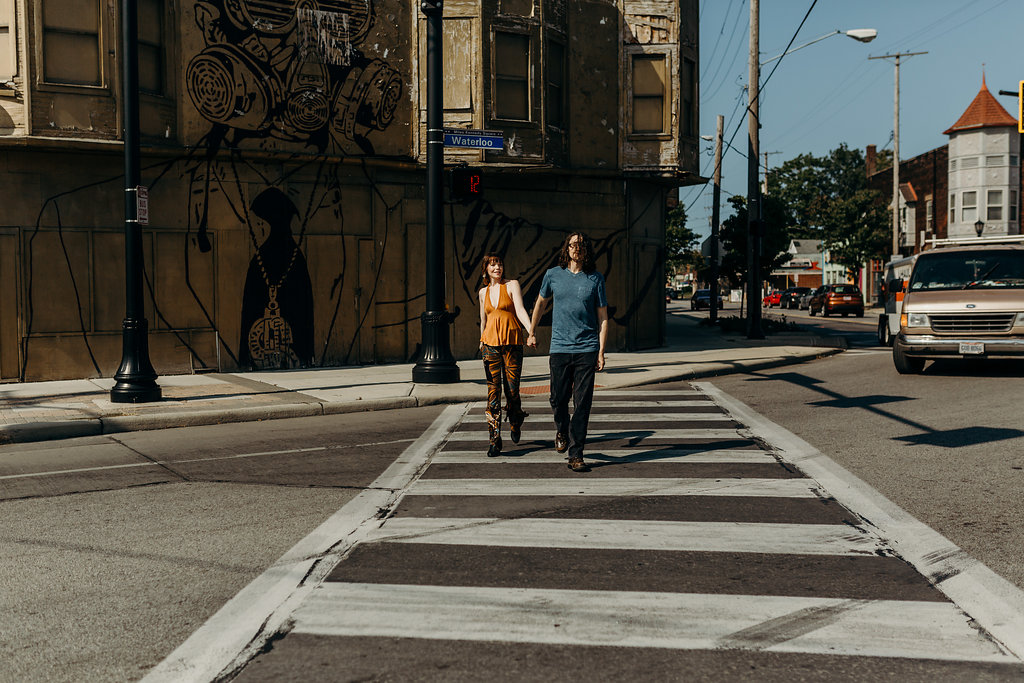 A 70's Inspired Record Shop Engagement -- Agape Photography -- Wedding Inspiration - The Overwhelmed Bride