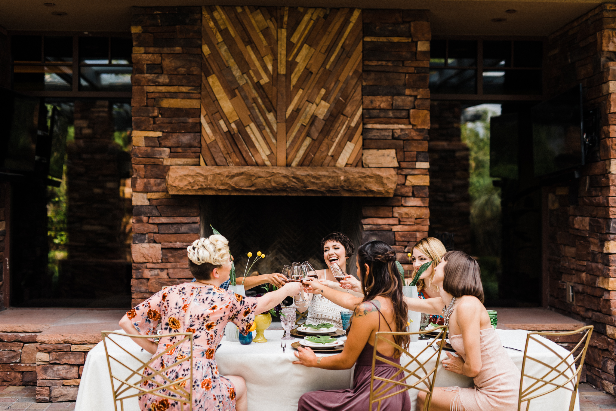 A Vibrant, Tropical Bridal Shower - Iowa Wedding Venue -- Bridal Shower Ideas