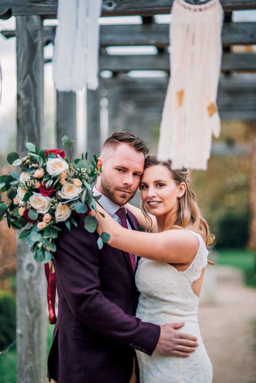 Boho Wedding Inspiration - Burgundy and Gold Wedding - Ontario, Canada Wedding Photographer