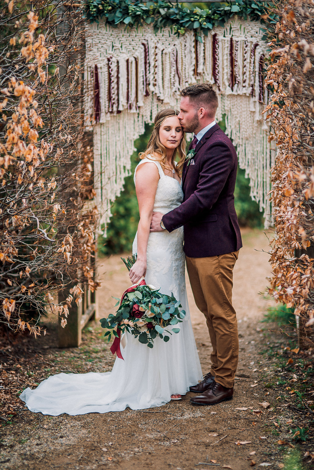 Boho Wedding Inspiration - Burgundy and Gold Wedding - Ontario, Canada Wedding Photographer