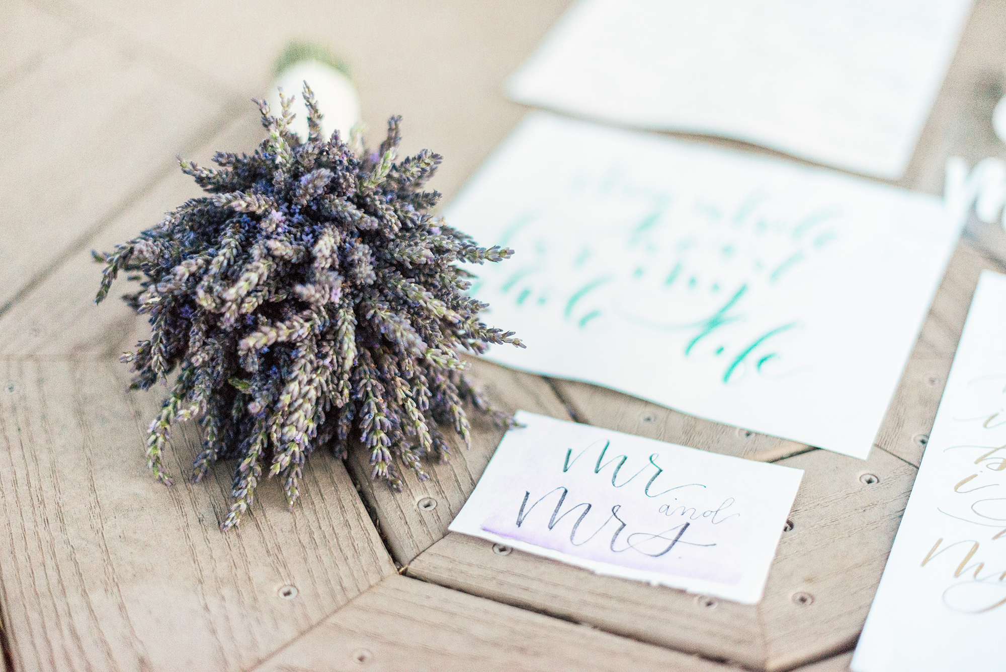 A Vintage French Lavender Field Wedding -- Wedding Inspiration - The Overwhelmed Bride