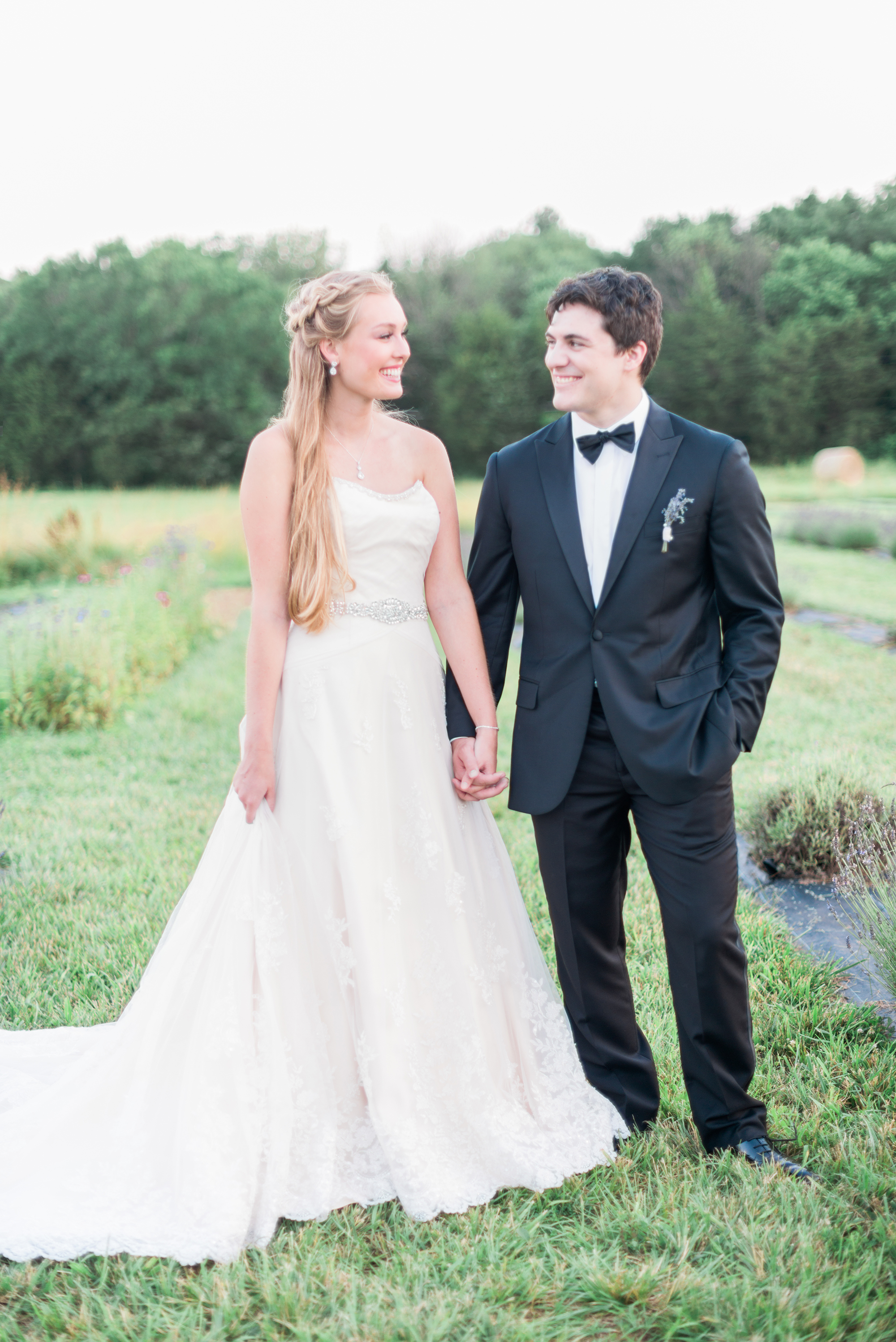 A Vintage French Lavender Field Wedding -- Wedding Inspiration - The Overwhelmed Bride