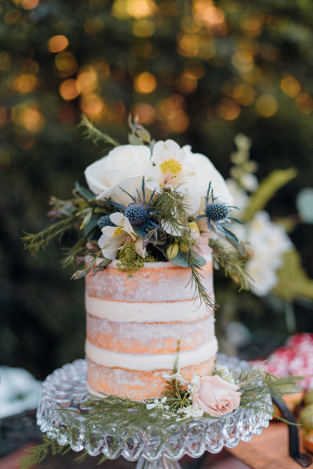 Naked Cake - Southern California Backyard Wedding -- Orange, CA Wedding Photographer -- The Overwhelmed Bride