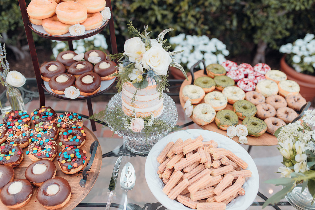 Wedding Dessert Bar - Southern California Backyard Wedding -- Orange, CA Wedding Photographer -- The Overwhelmed Bride