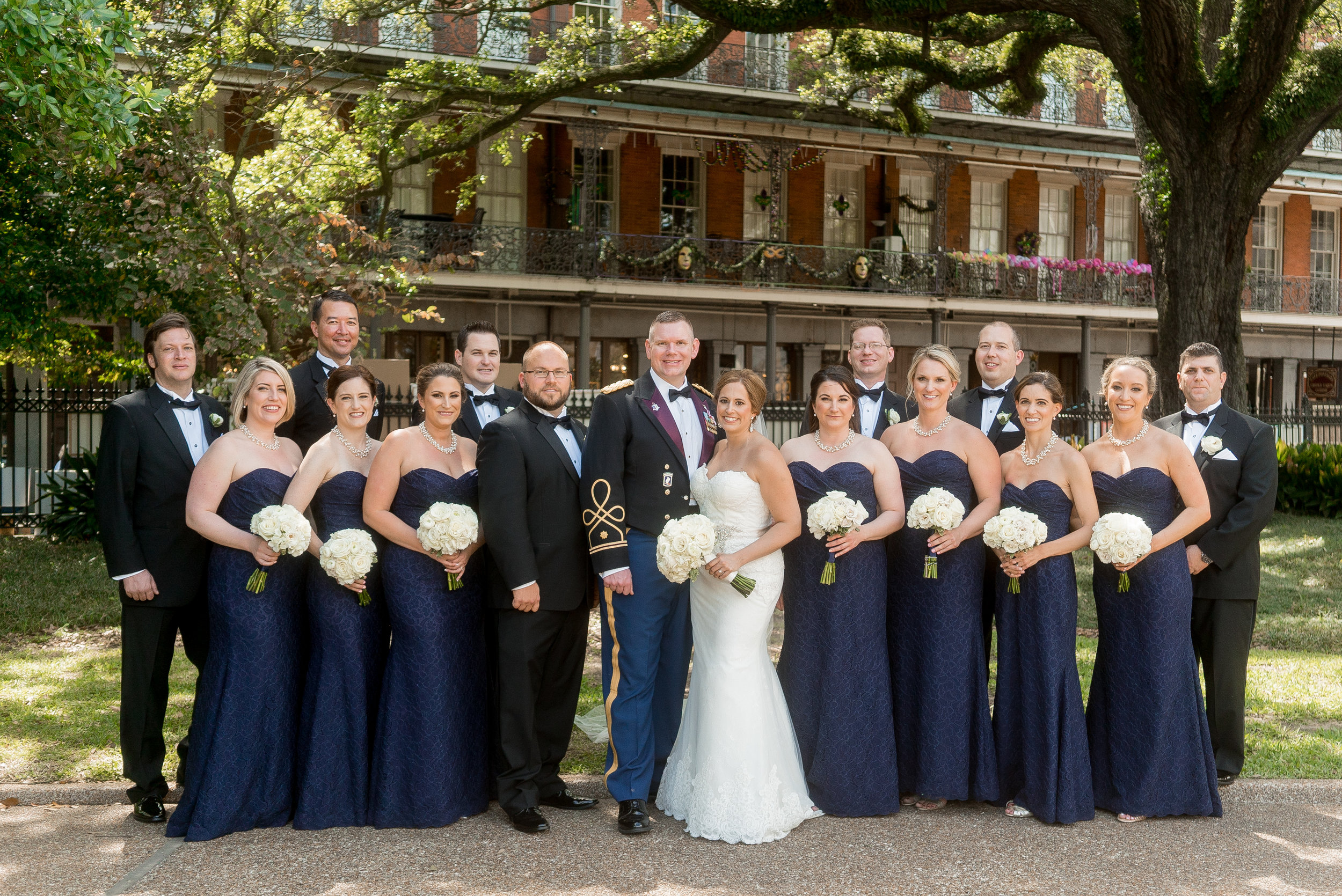 New Orleans Wedding - Navy and Gold Wedding Details - The Overwhelmed Bride