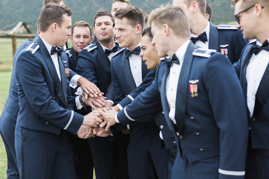 Neutral Wedding Colors - Air Force Chapel Wedding - Spruce Mountain Ranch Wedding