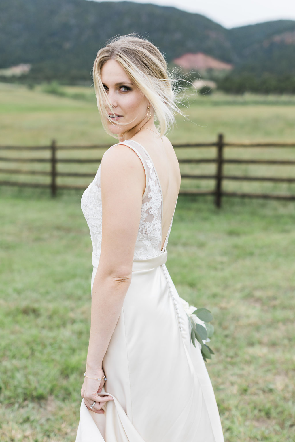 Neutral Wedding Colors - Air Force Chapel Wedding - Spruce Mountain Ranch Wedding