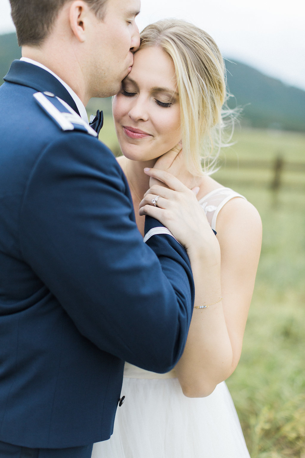 Neutral Wedding Colors - Air Force Chapel Wedding - Spruce Mountain Ranch Wedding