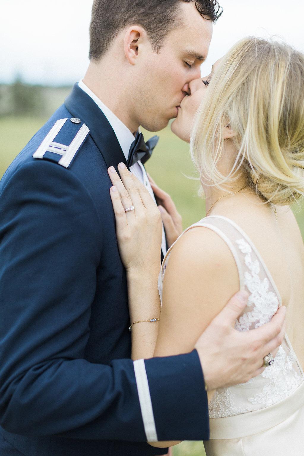 Neutral Wedding Colors - Air Force Chapel Wedding - Spruce Mountain Ranch Wedding