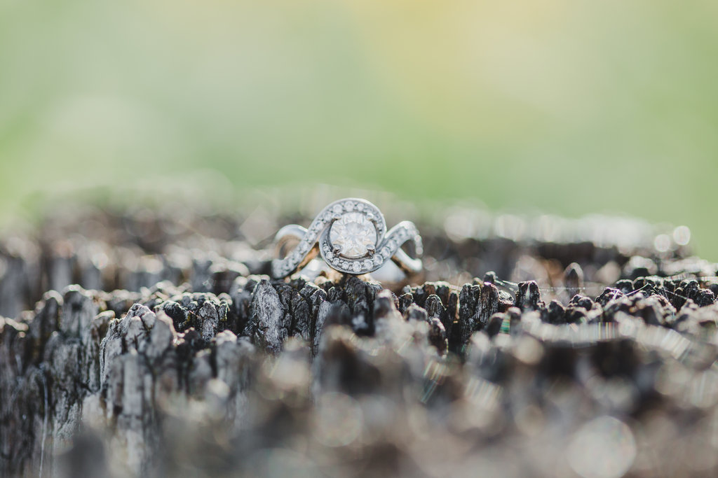 Sunflower Field Engagement Photos -- The Overwhelmed Bride Wedding Blog