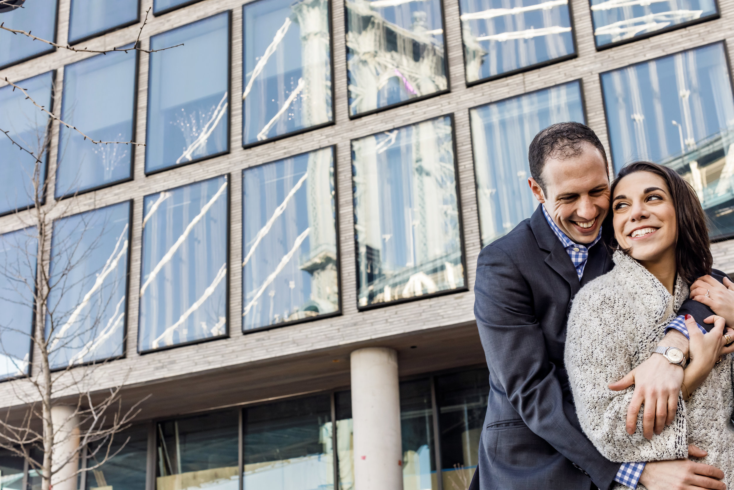 Dumbo Manhattan Engagement Photos - The Overwhelmed Bride Wedding Blog