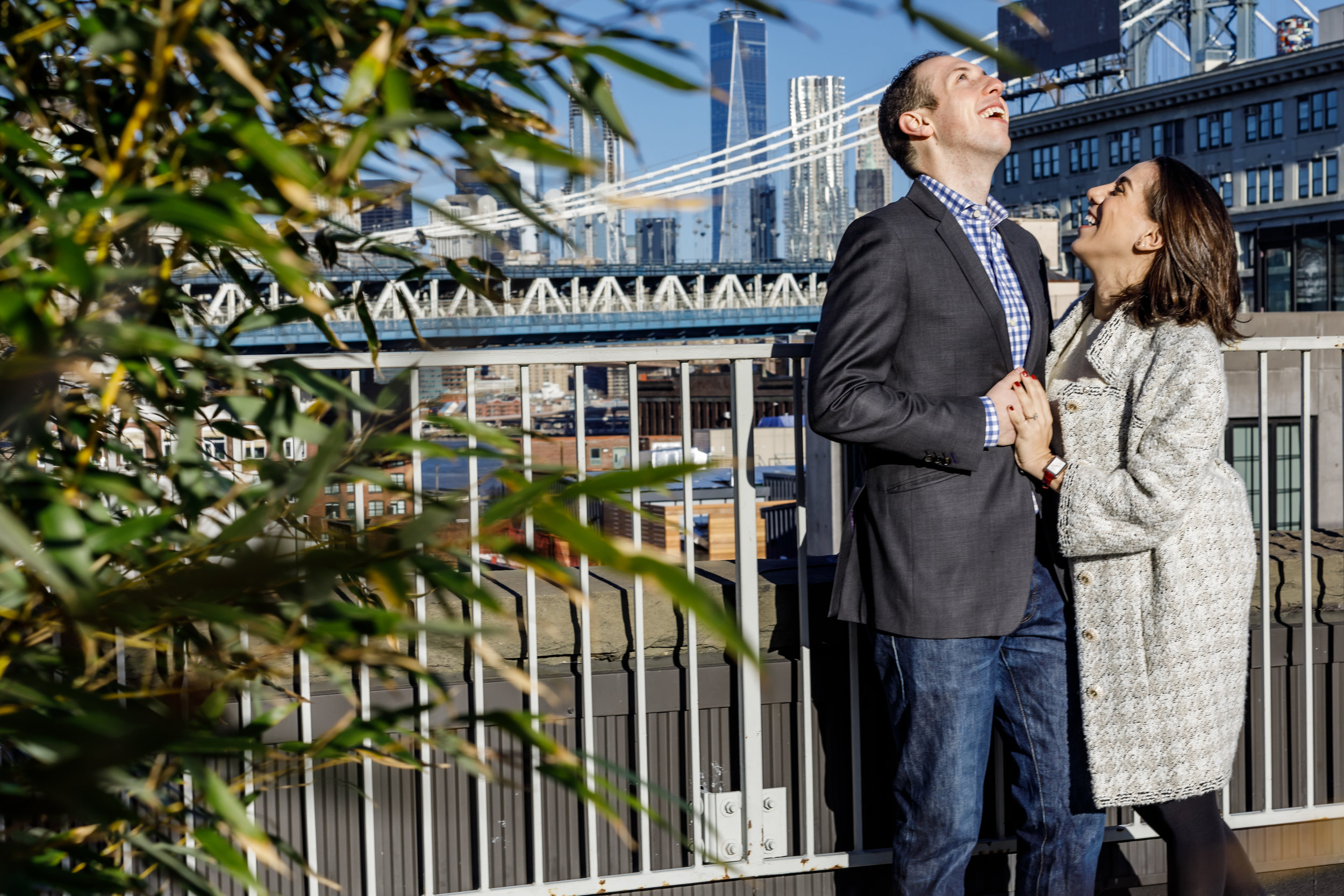 Dumbo Manhattan Engagement Photos - The Overwhelmed Bride Wedding Blog