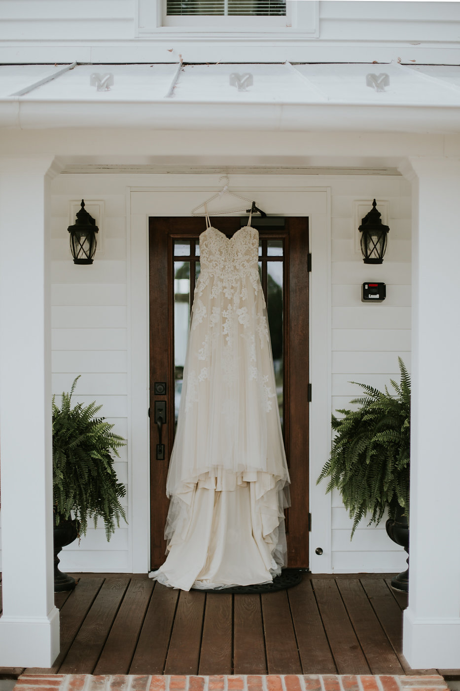 Beaded Wedding Dress - North Carolina Wedding Venue - Triple J Manor House Wedding