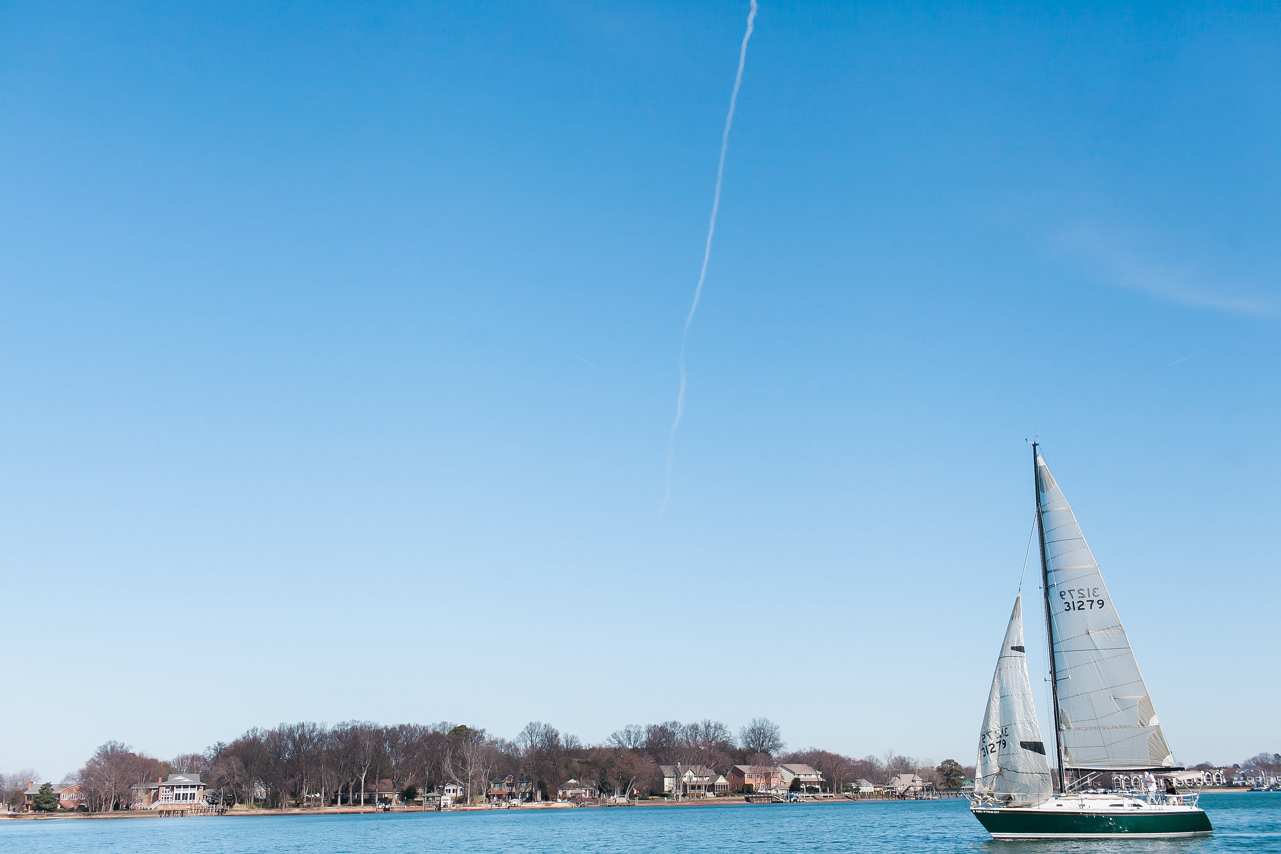 Sailboat Engagement Photos - Charlotte, North Carolina Wedding Photography