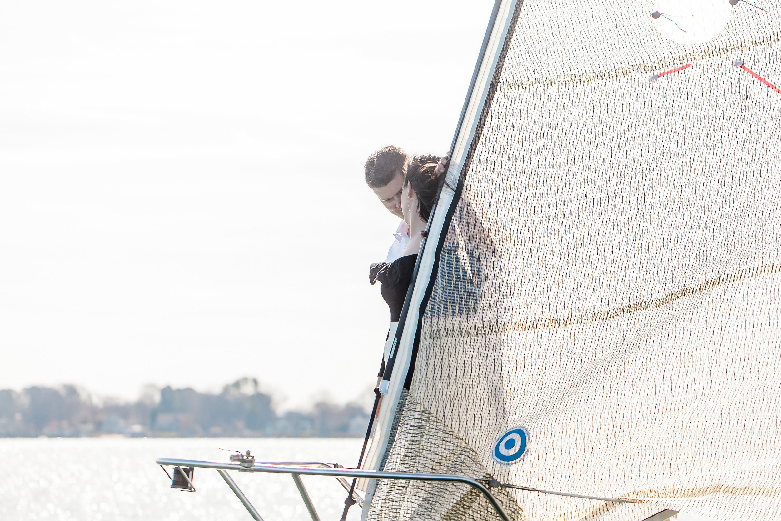 Sailboat Engagement Photos - Charlotte, North Carolina Wedding Photography