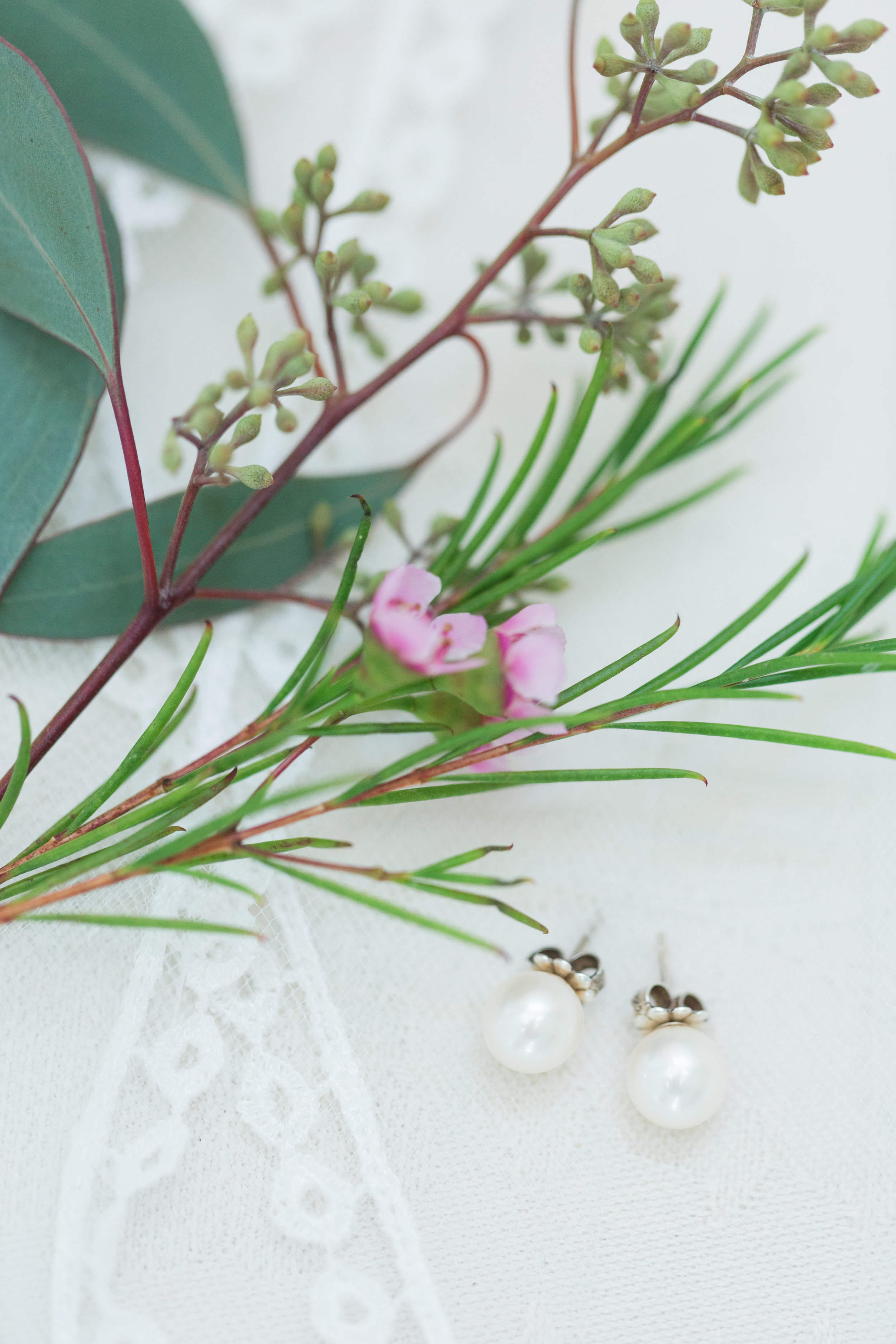 Pearl Bridal Earrings - Heritage House - Georgetown, Texas Wedding Venue