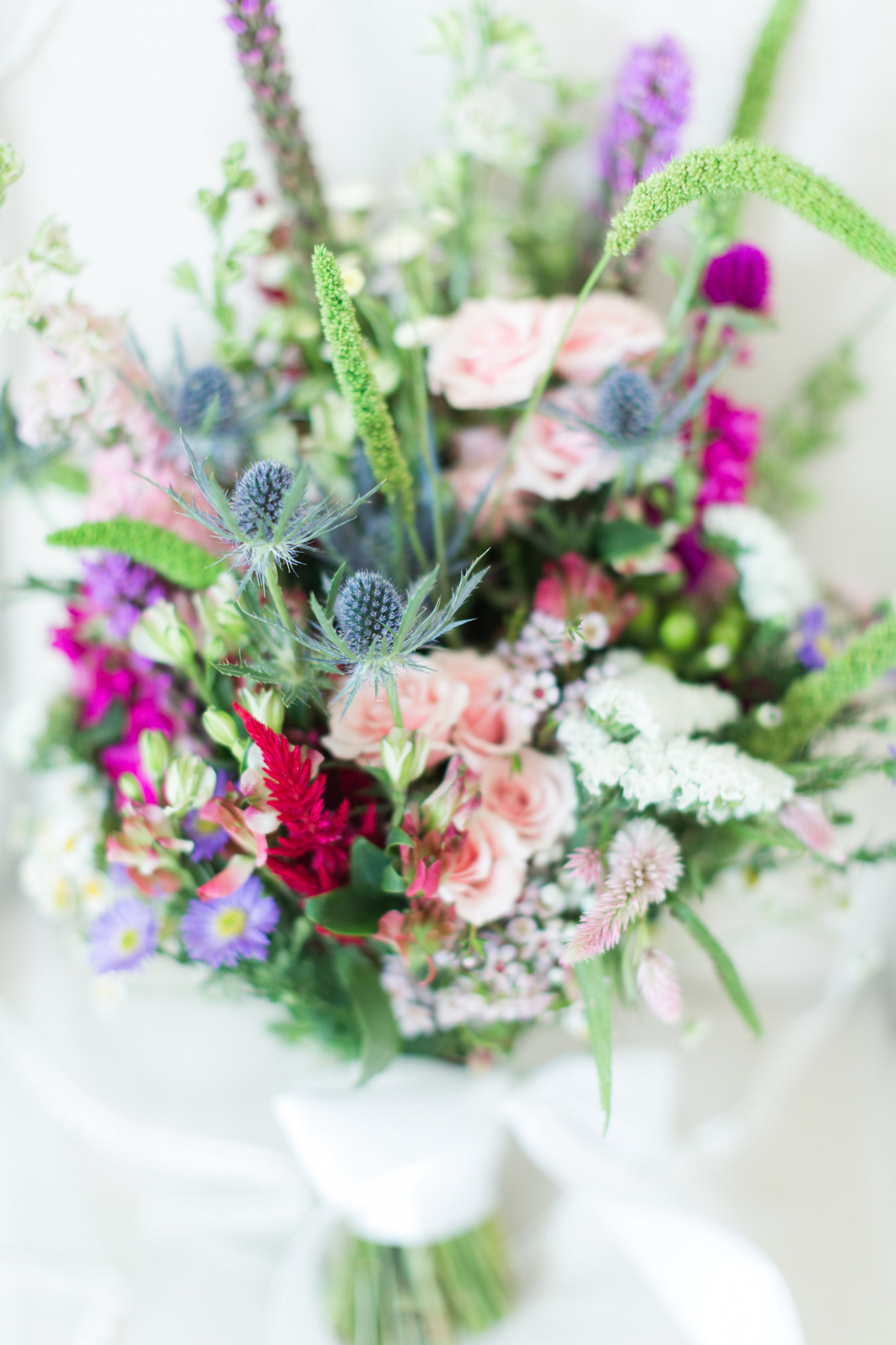 Wildflower Bridal Bouquet - Heritage House - Georgetown, Texas Wedding Venue