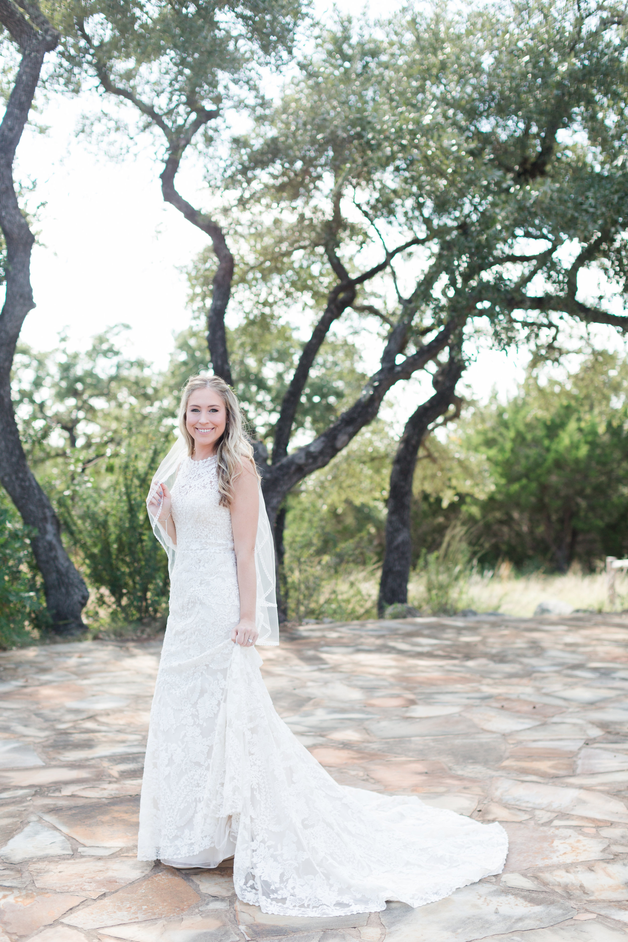 Lace Wedding Dresses - Heritage House Wedding - Georgetown, Texas Wedding Venue