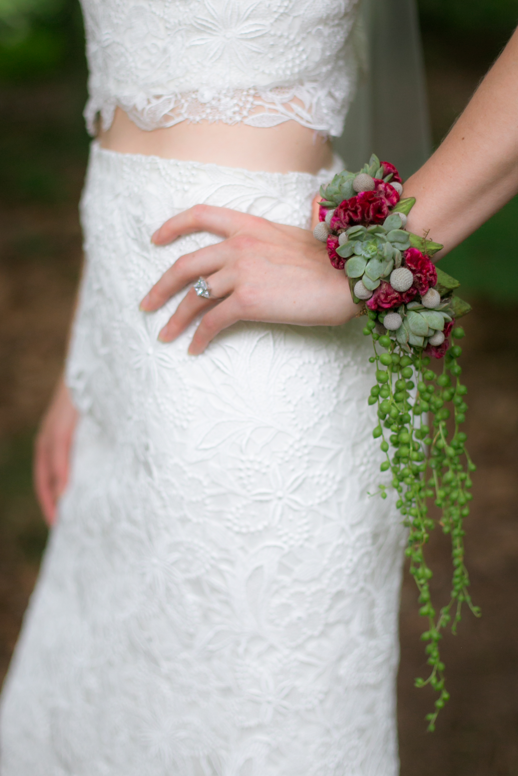 Bridal Separates - 2 Piece Lace Wedding Dress - Colchester, Connecticut Wedding Photographer