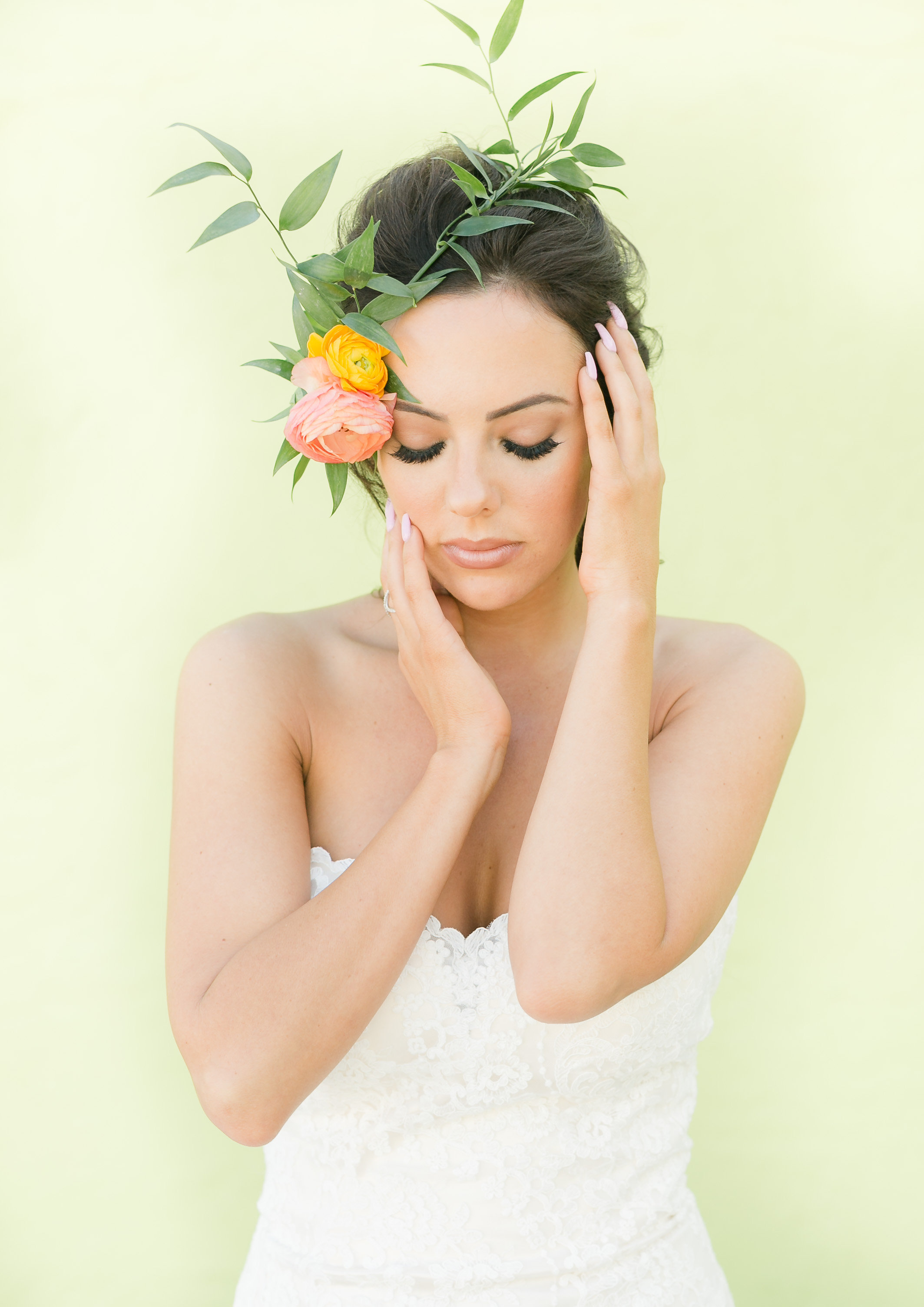 Bridal Flower Crowns - Industrial Wedding Decor Ideas