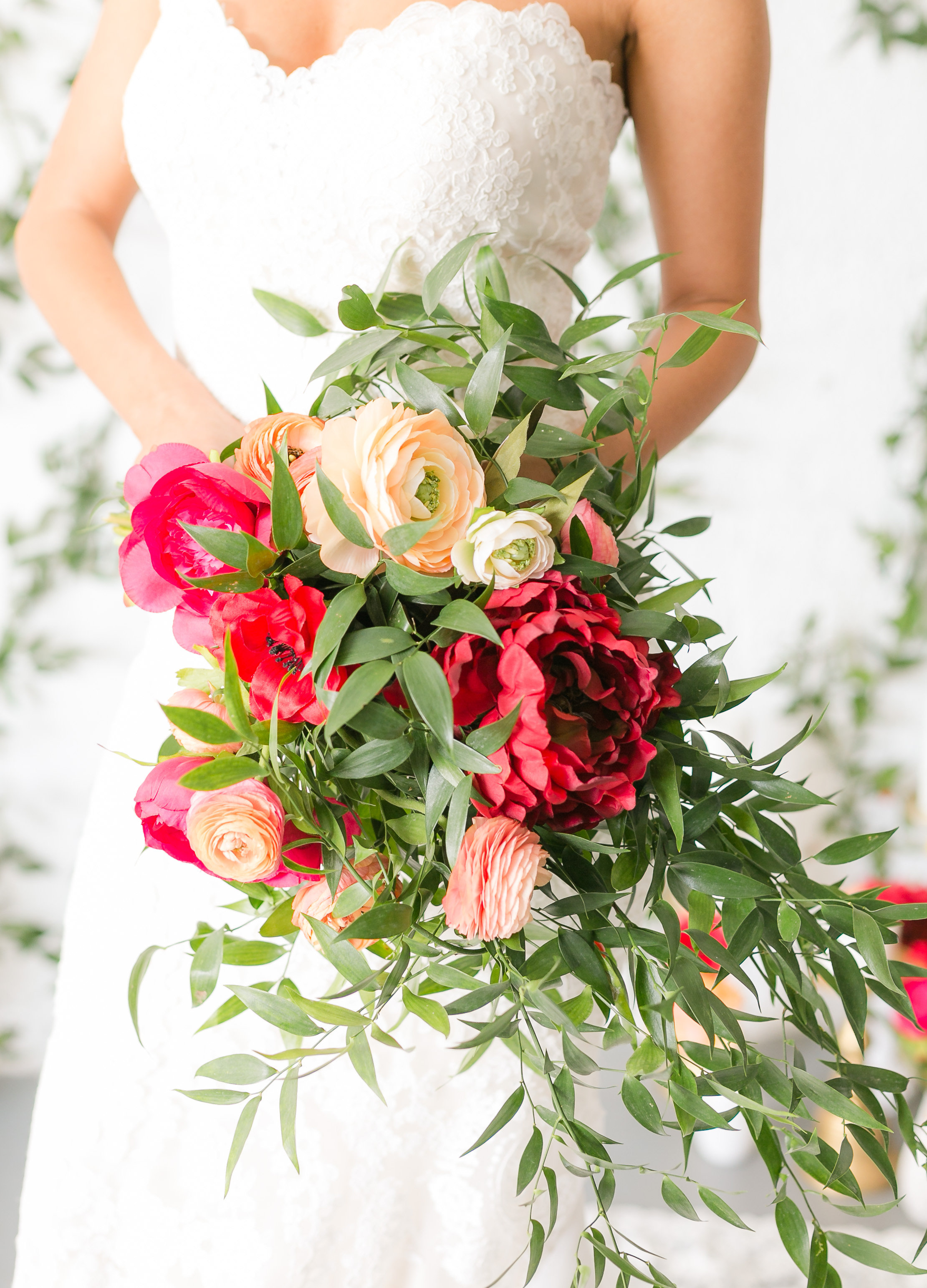 Colorful Wedding Bouquets - Industrial Wedding Decor Ideas