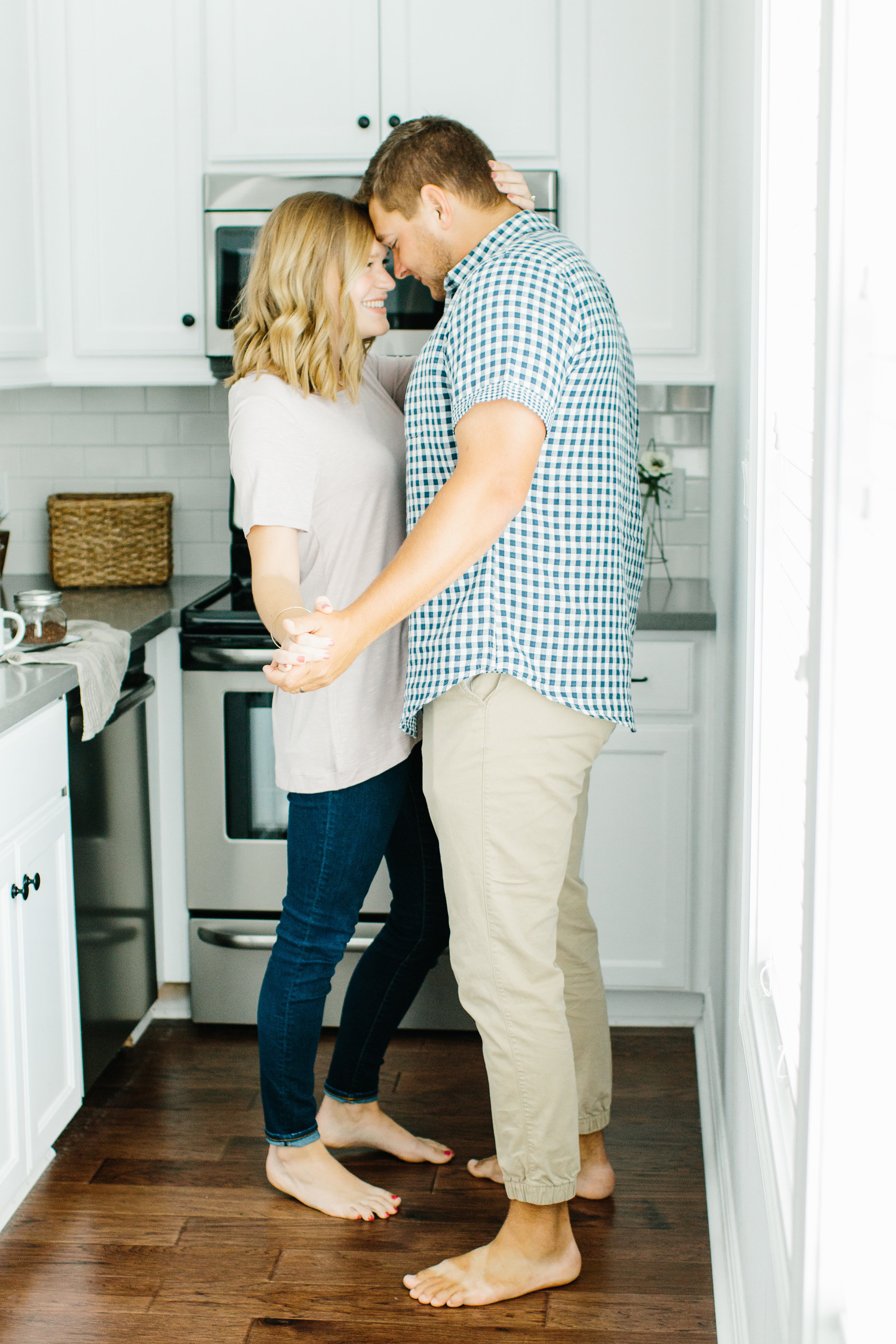 At Home Engagement Photos