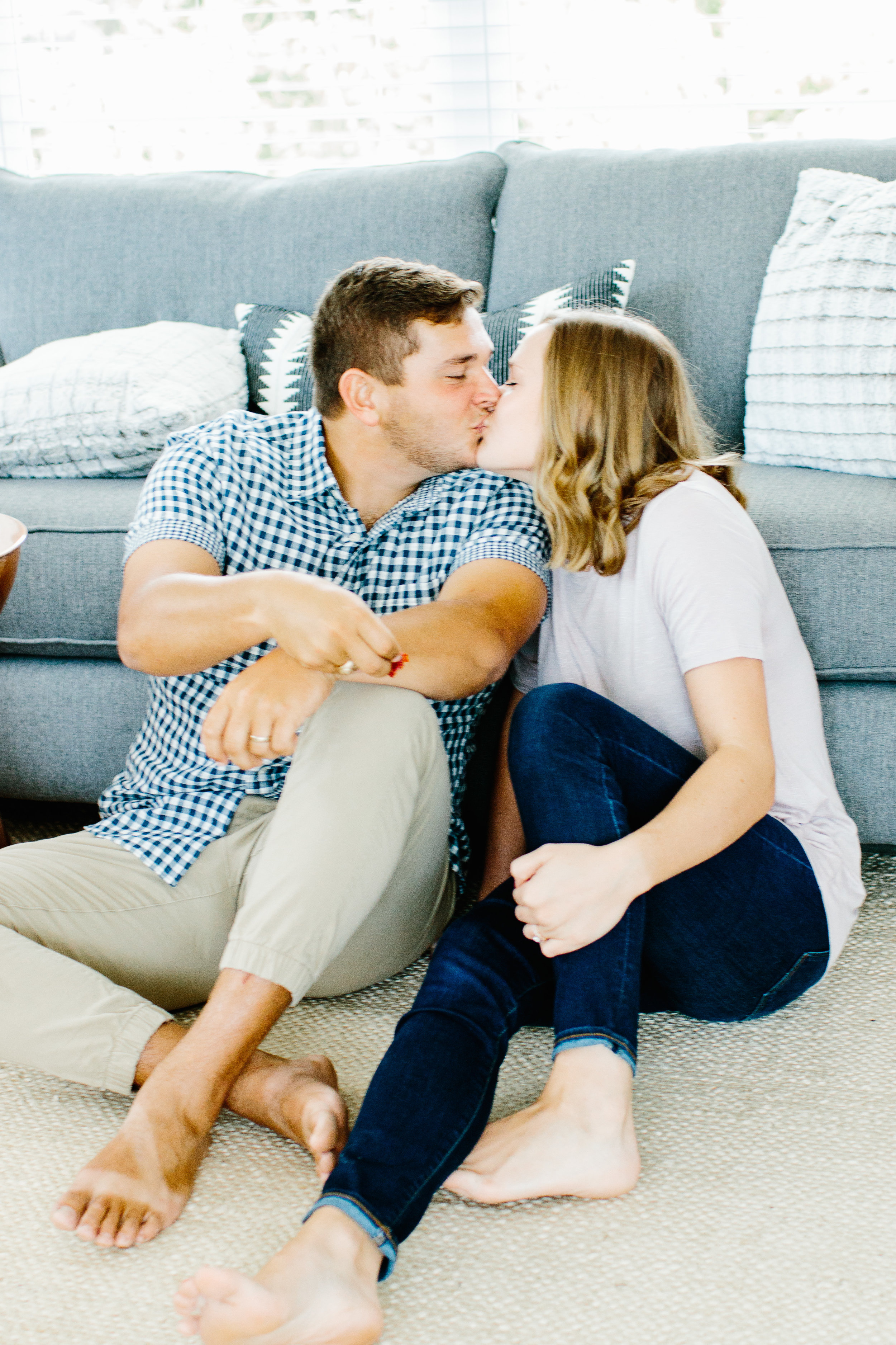 At Home Engagement Photos