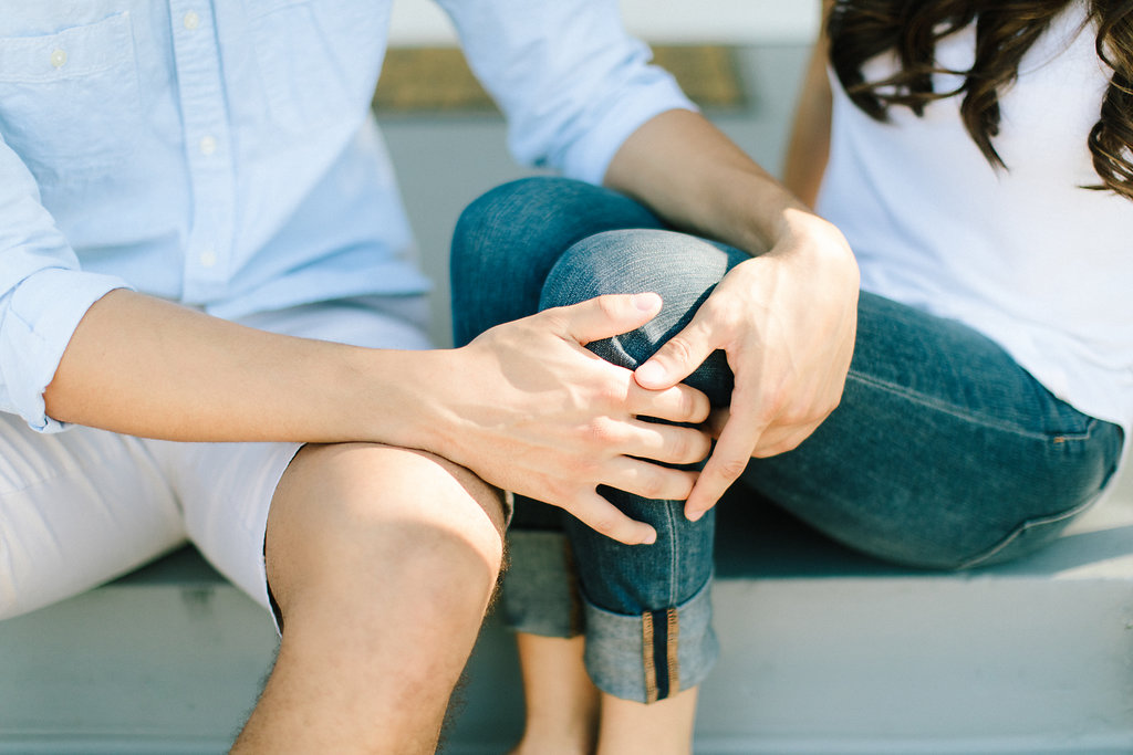 At Home Engagement Photos -- Houston Wedding Photographer