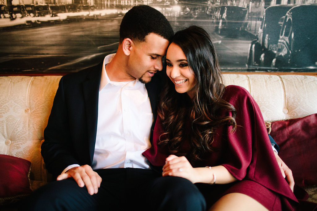 Downtown Houston Engagement Photos