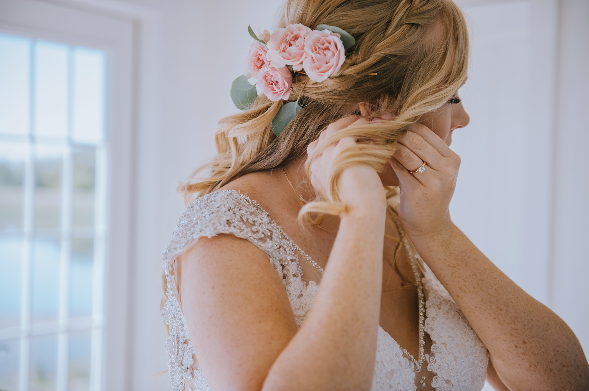 Gorgeous Bridal Hairstyles - The Grand Ivory Wedding - Leonard, Texas Wedding Venue