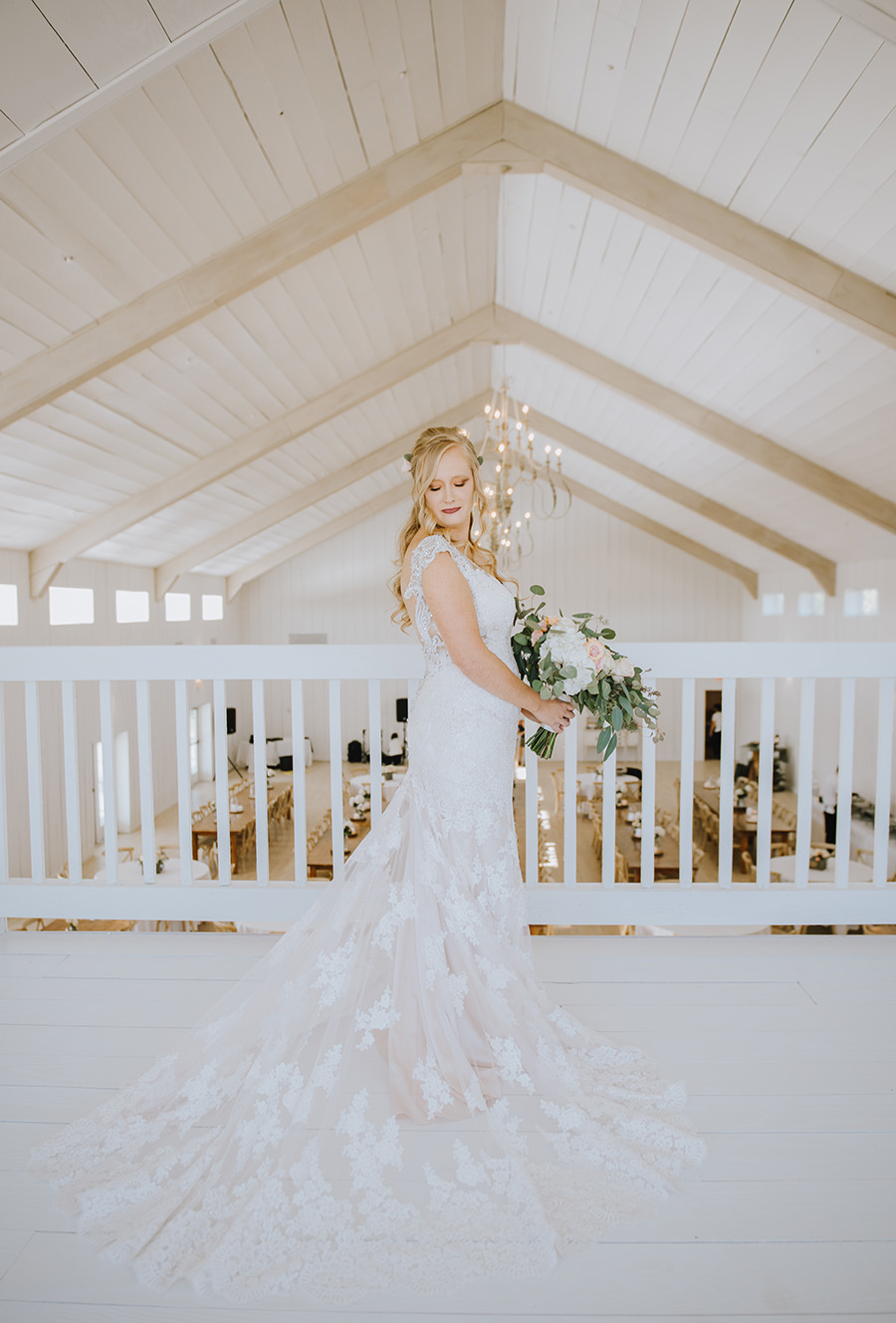 Gorgeous Lace Wedding Gown - The Grand Ivory Wedding - Leonard, Texas Wedding Venue