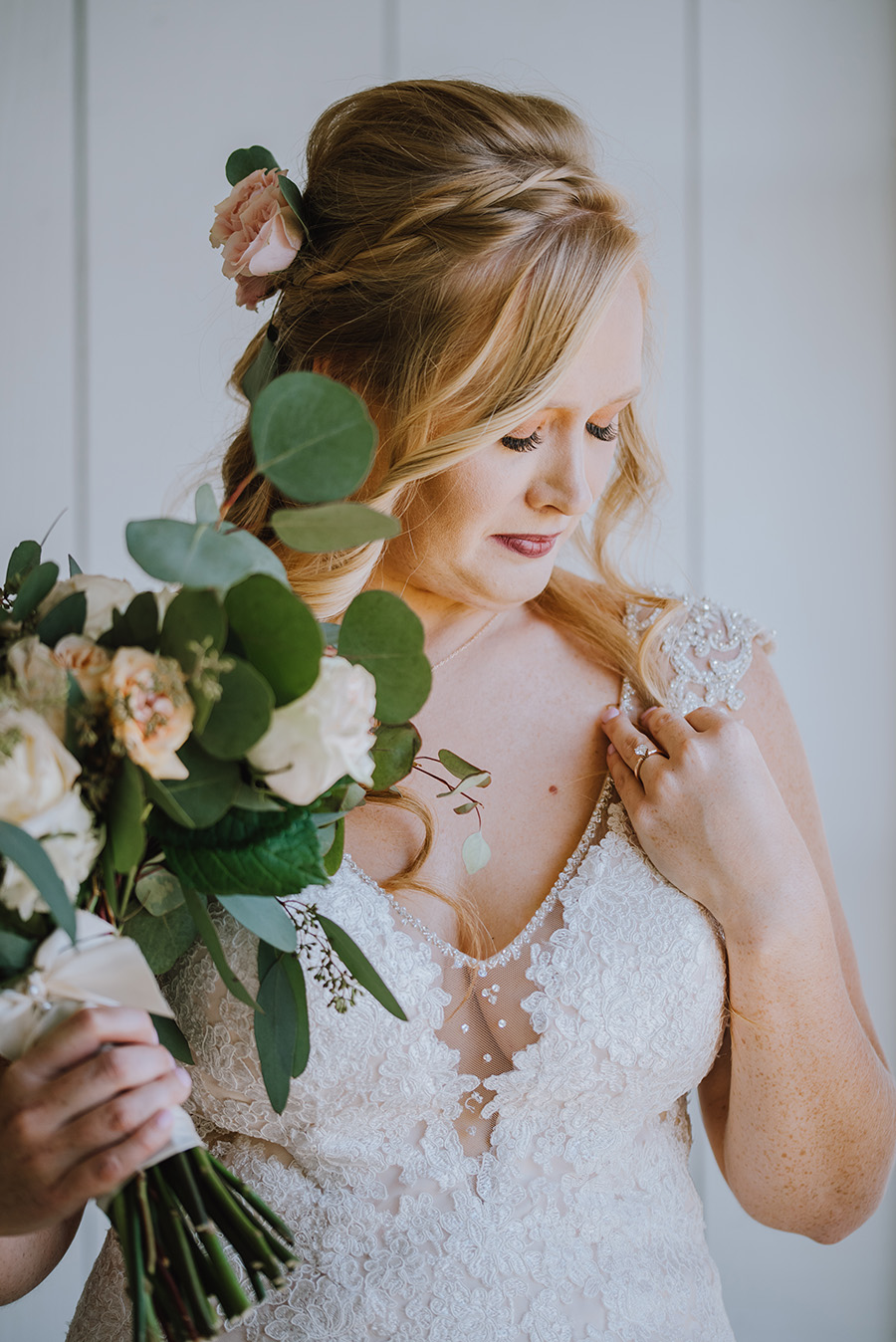 Gorgeous Lace Wedding Gown - The Grand Ivory Wedding - Leonard, Texas Wedding Venue
