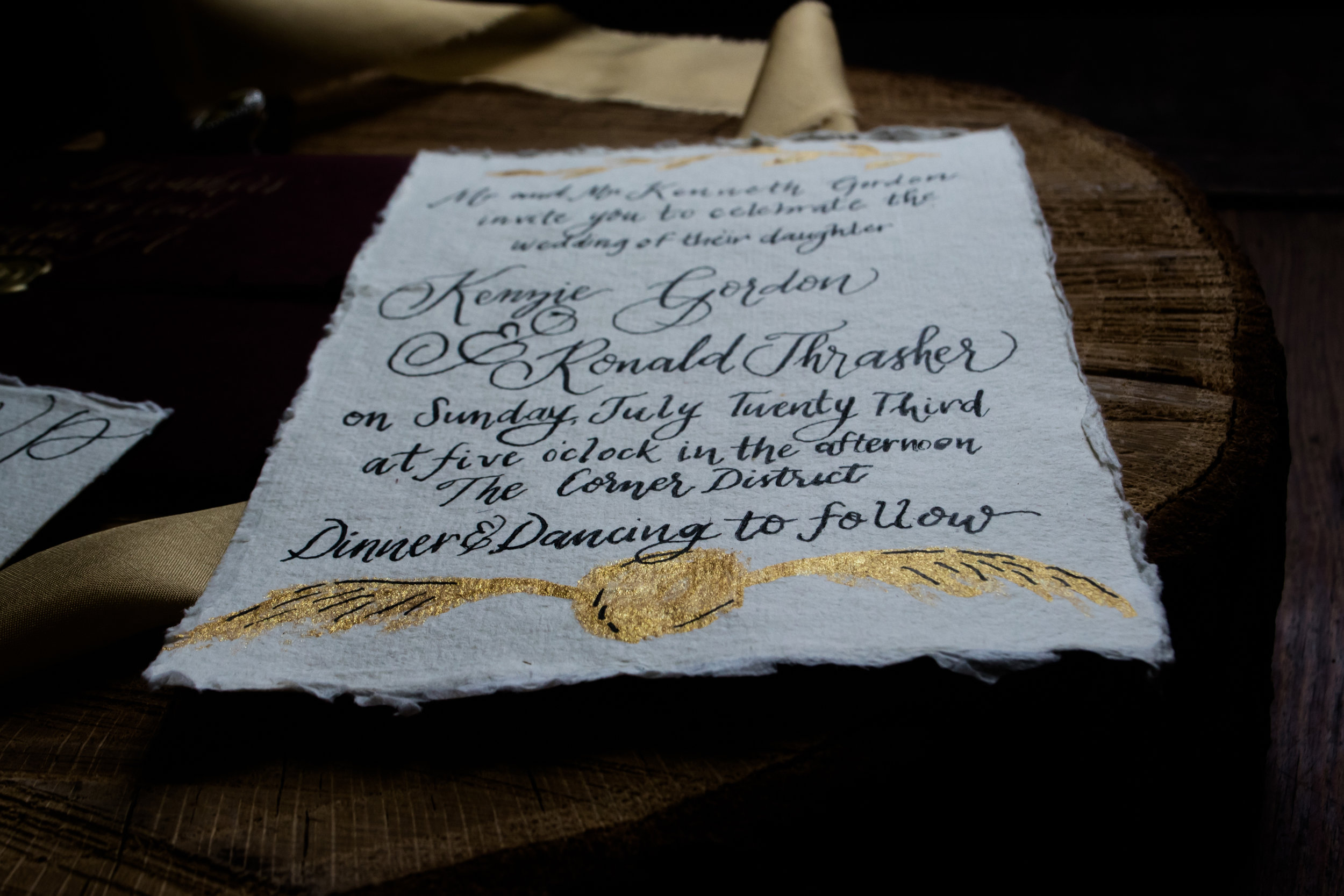 Harry Potter Wedding Decor - Fall Wedding Ideas