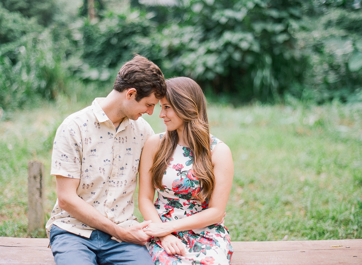 Manoa Falls Hawaii Engagement Photos