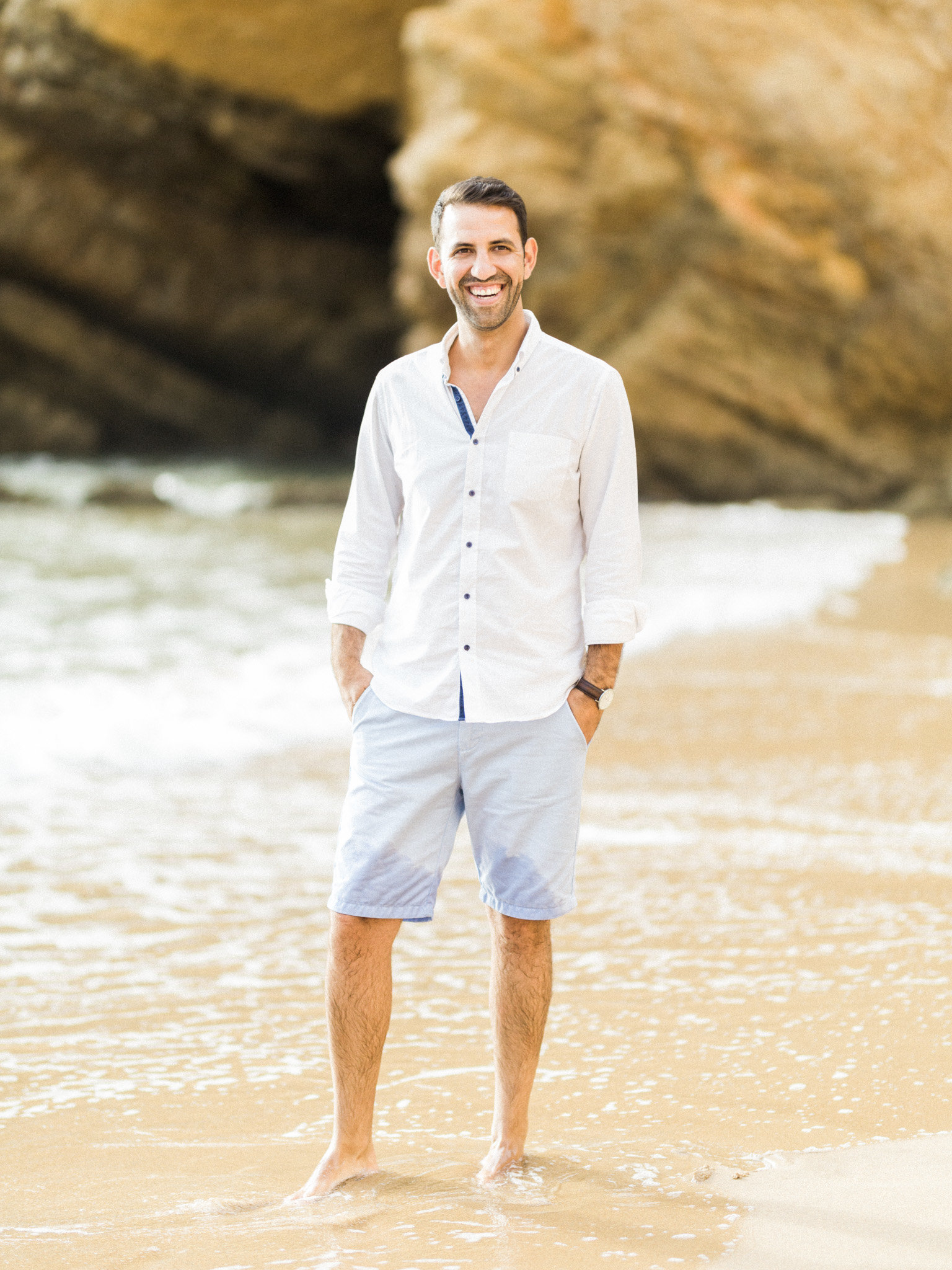 Algarve, Portugal Beach Engagement Photos