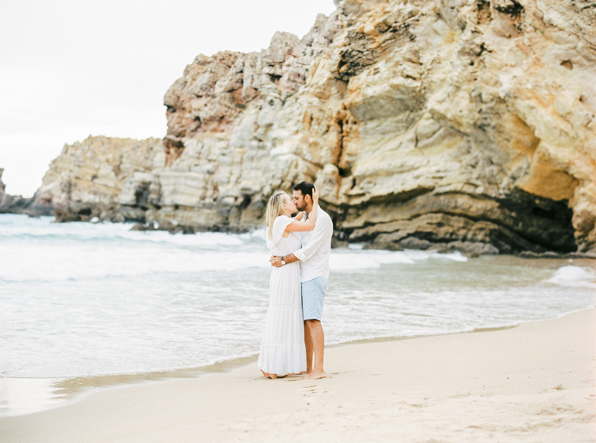 Algarve, Portugal Beach Engagement Photos