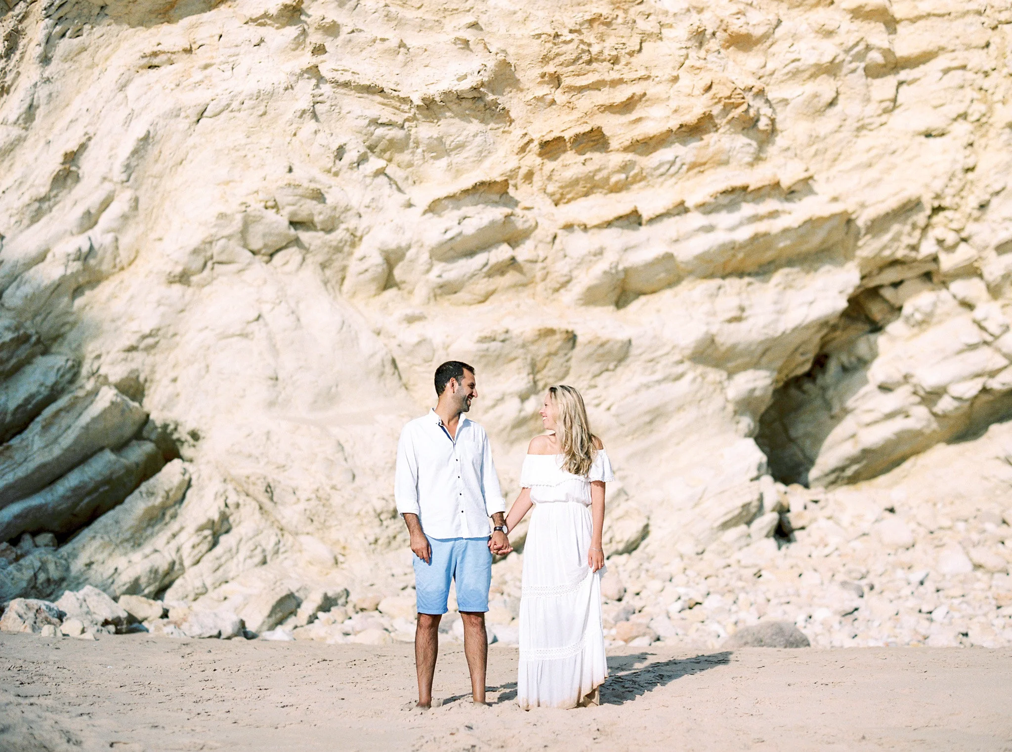 Algarve, Portugal Beach Engagement Photos